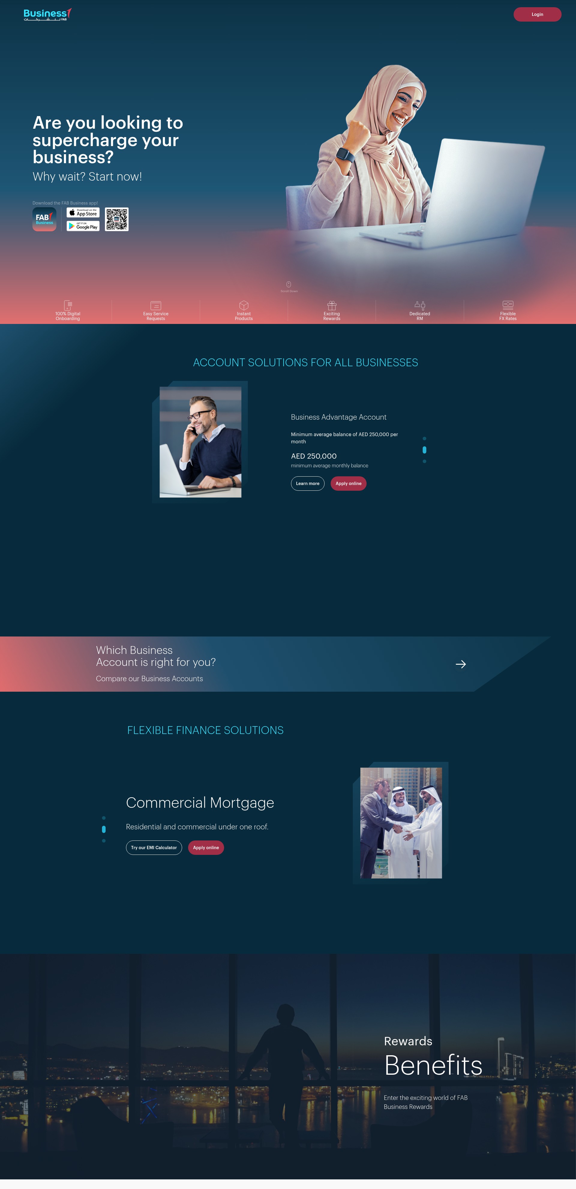Screenshot of business.bankfab.com