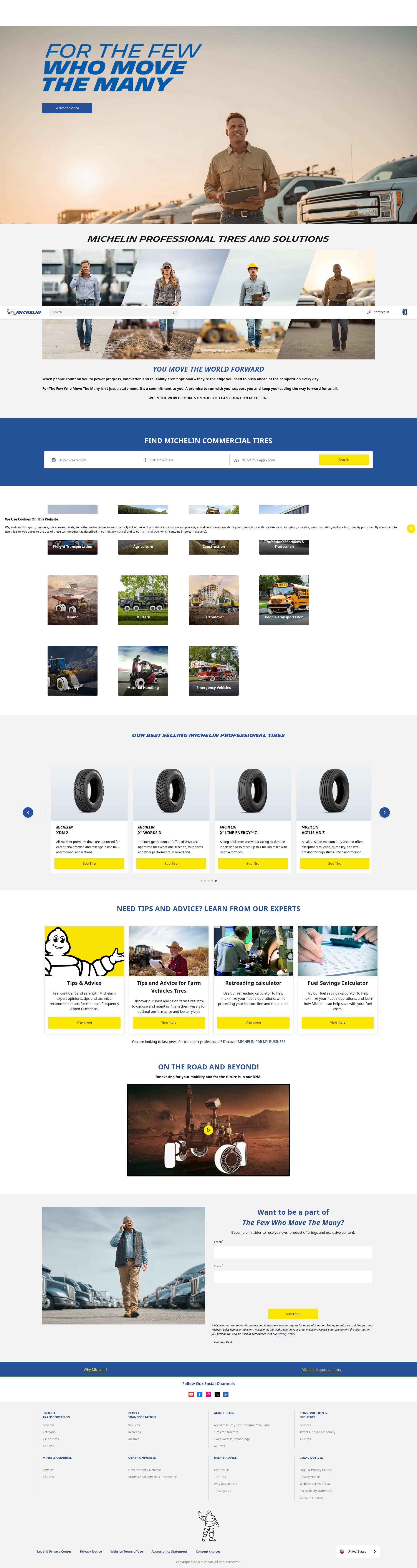 Screenshot of business.michelinman.com