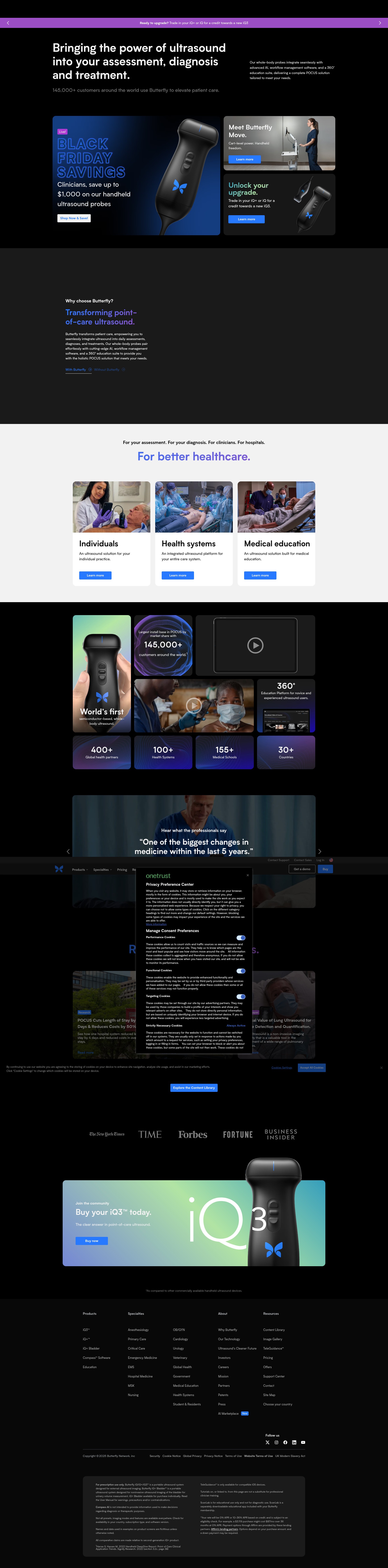 Screenshot of butterflynetwork.com