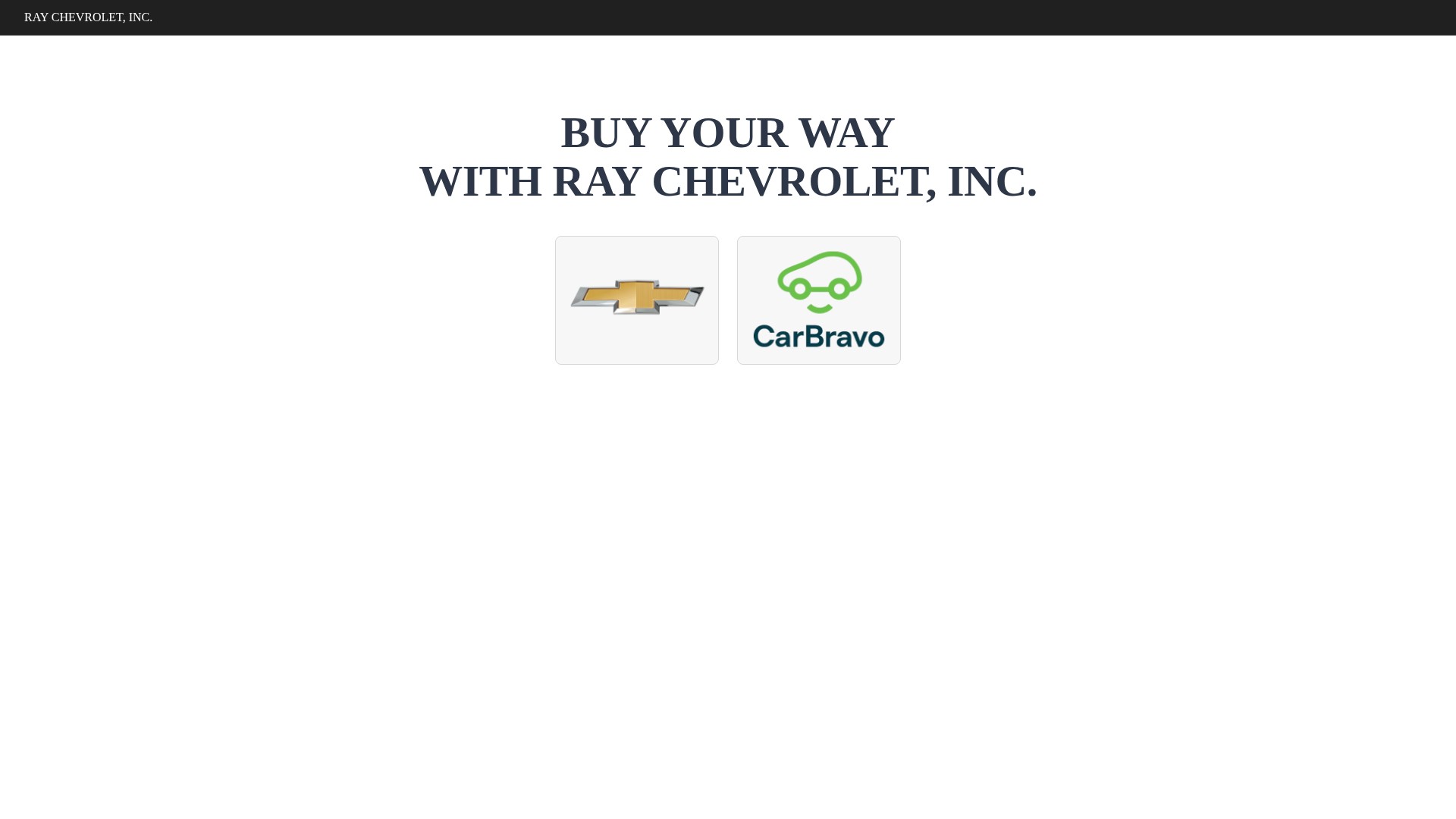 Screenshot of buy.raychevrolet.com