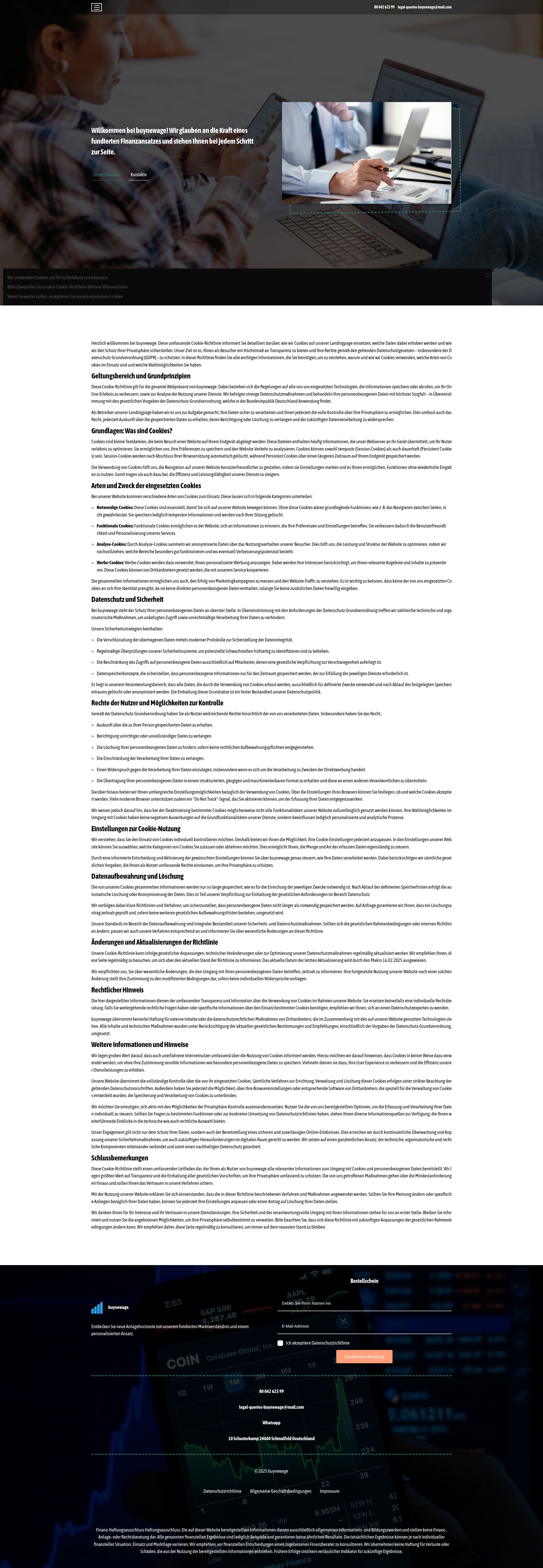 Screenshot of buynewage.com