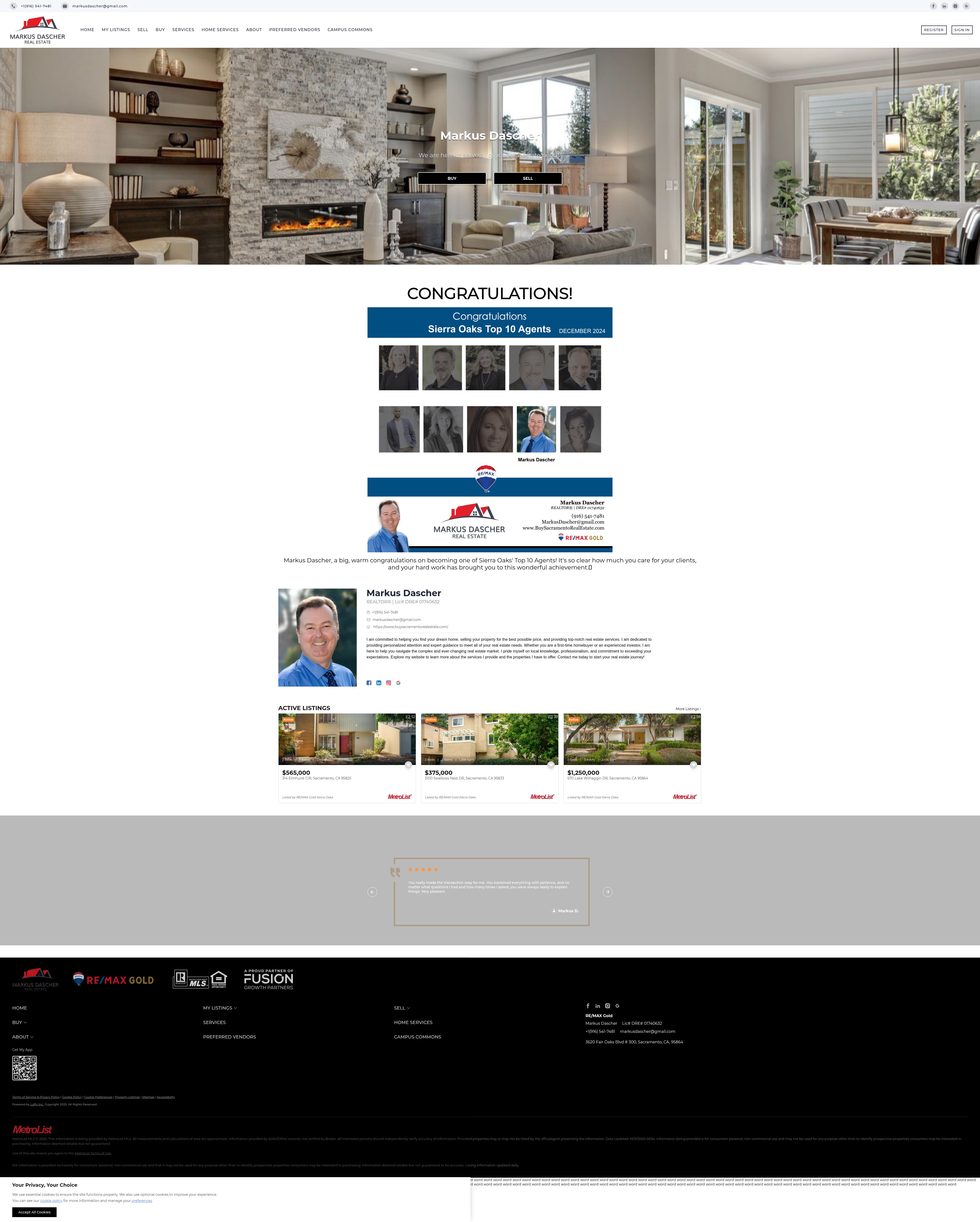 Screenshot of buysacramentorealestate.com