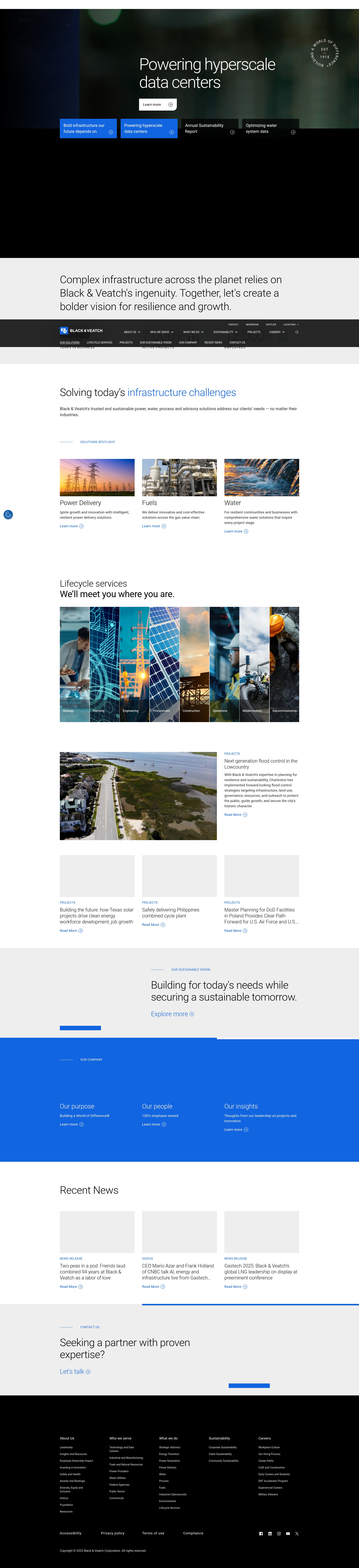 Screenshot of bv.com