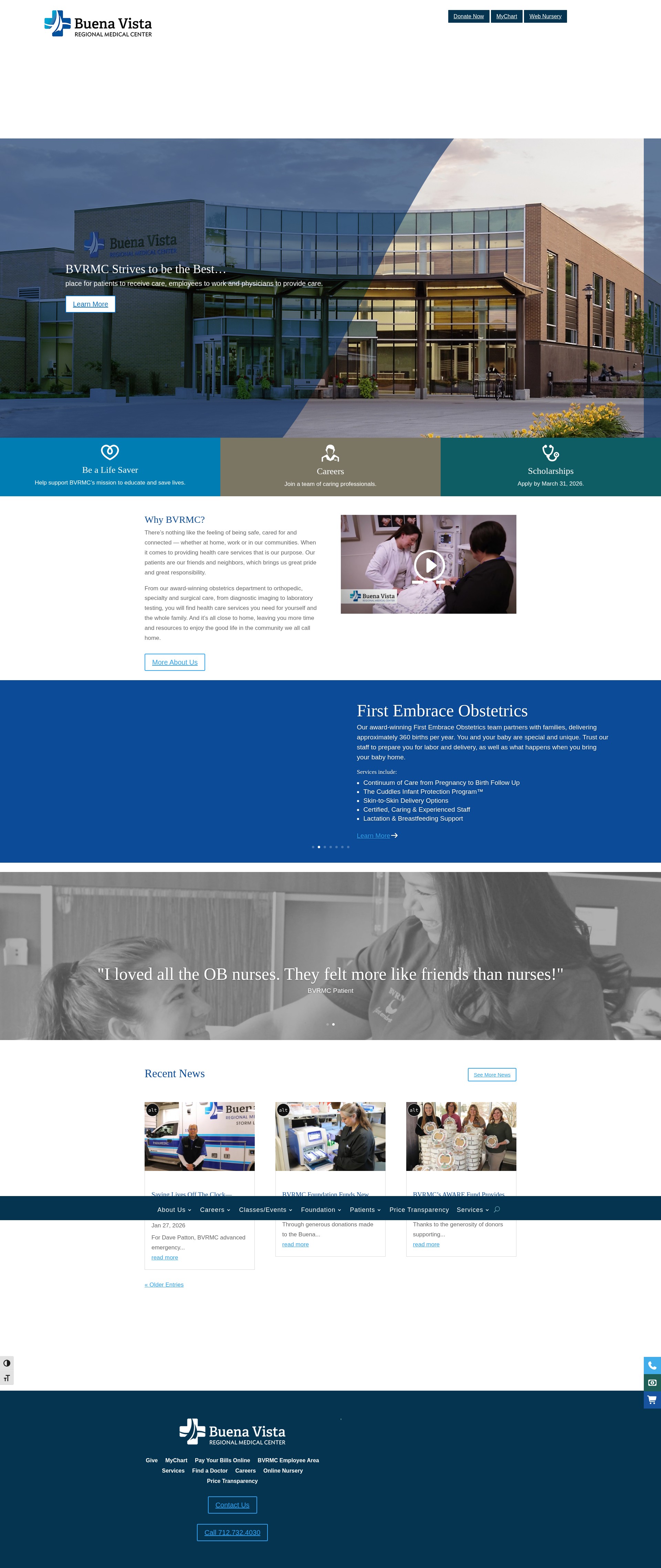 Screenshot of bvrmc.org