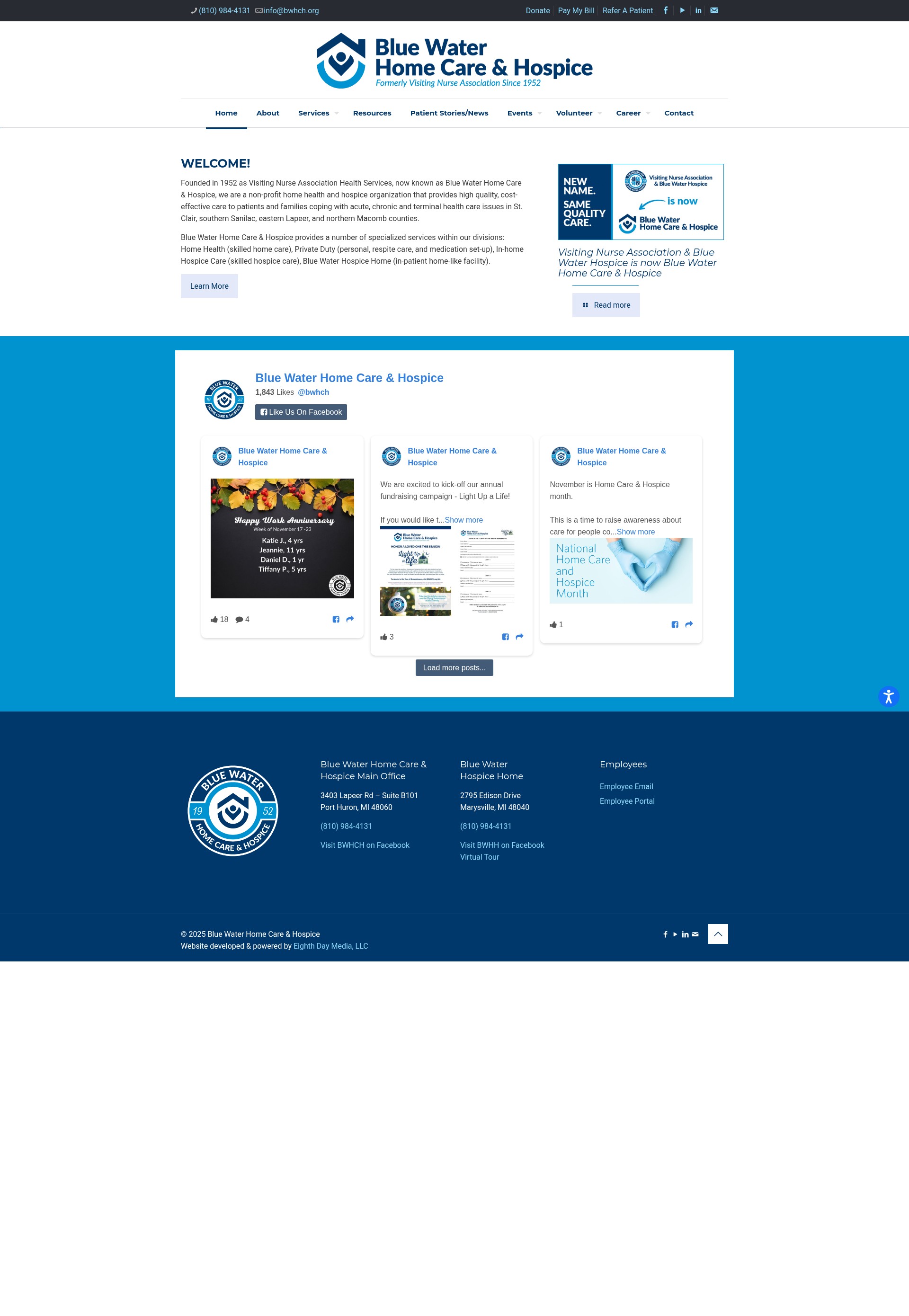 Screenshot of bwhch.org