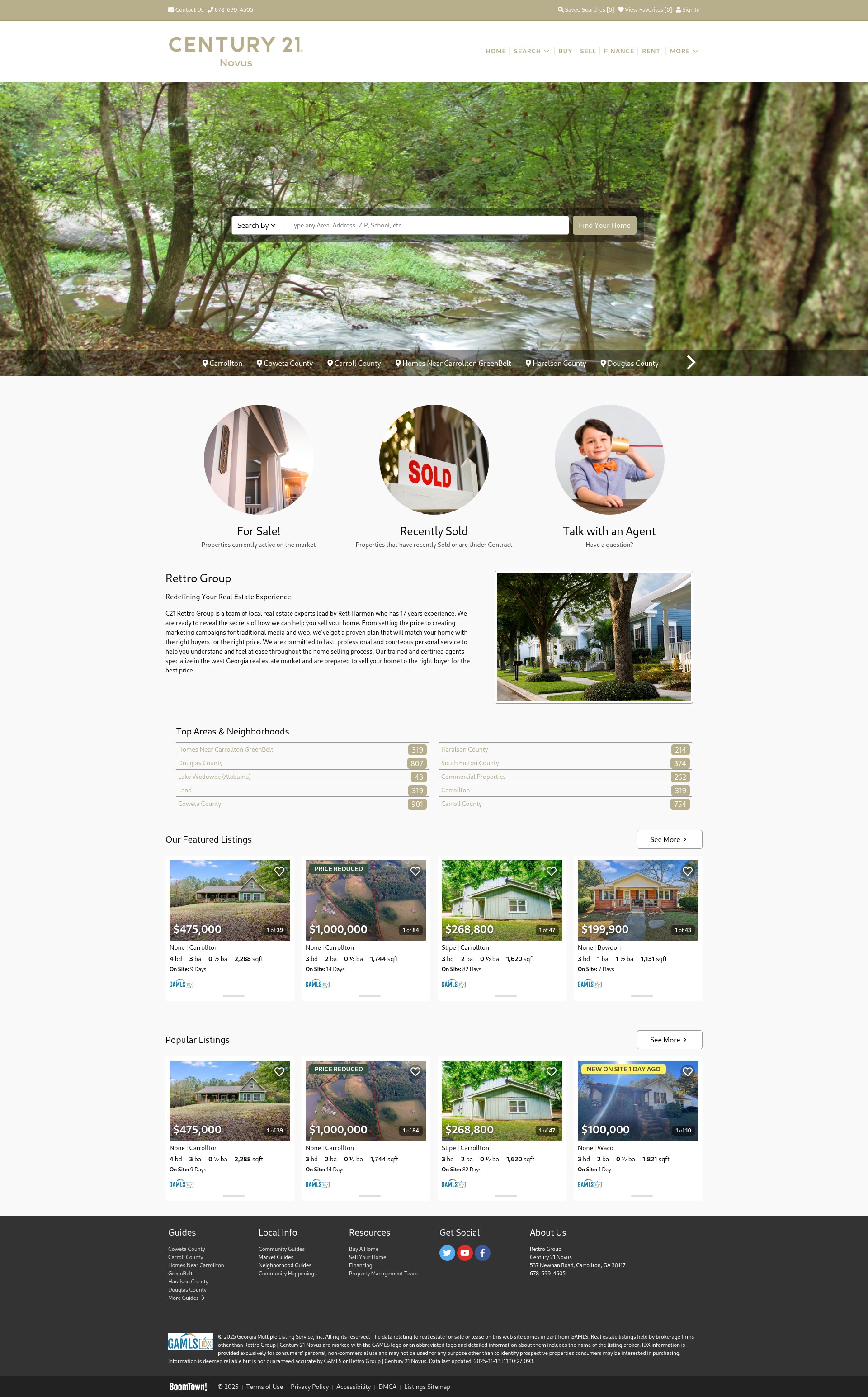 Screenshot of c21novusrettrogroup.com