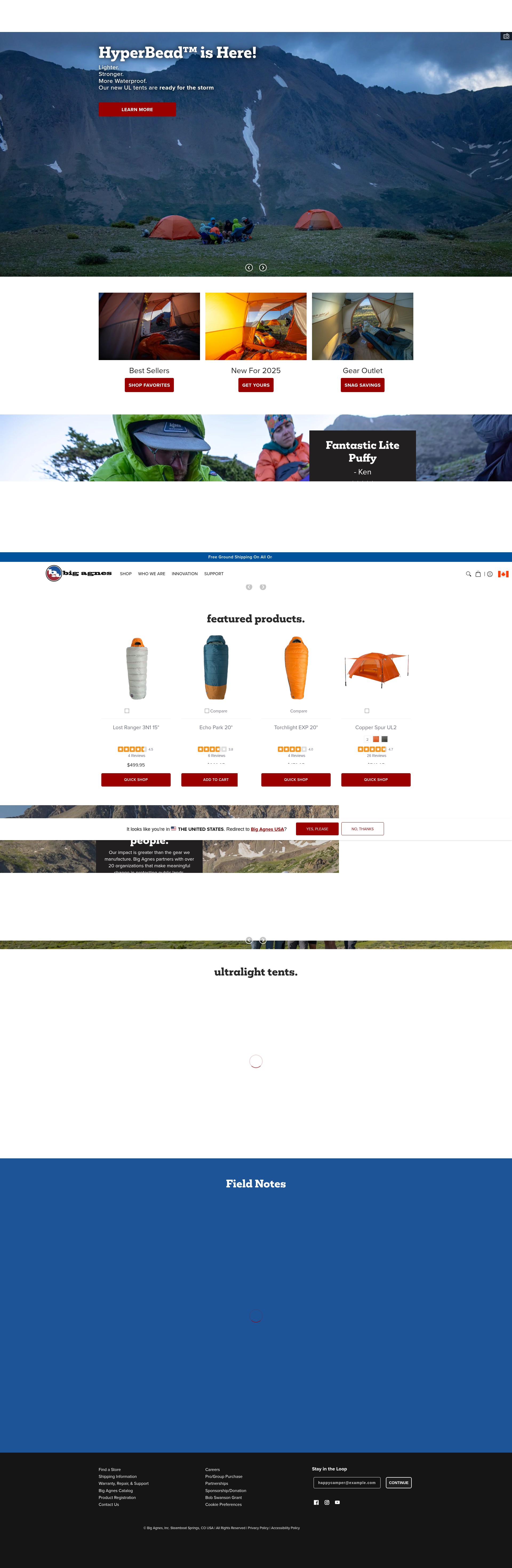 Screenshot of ca.bigagnes.com