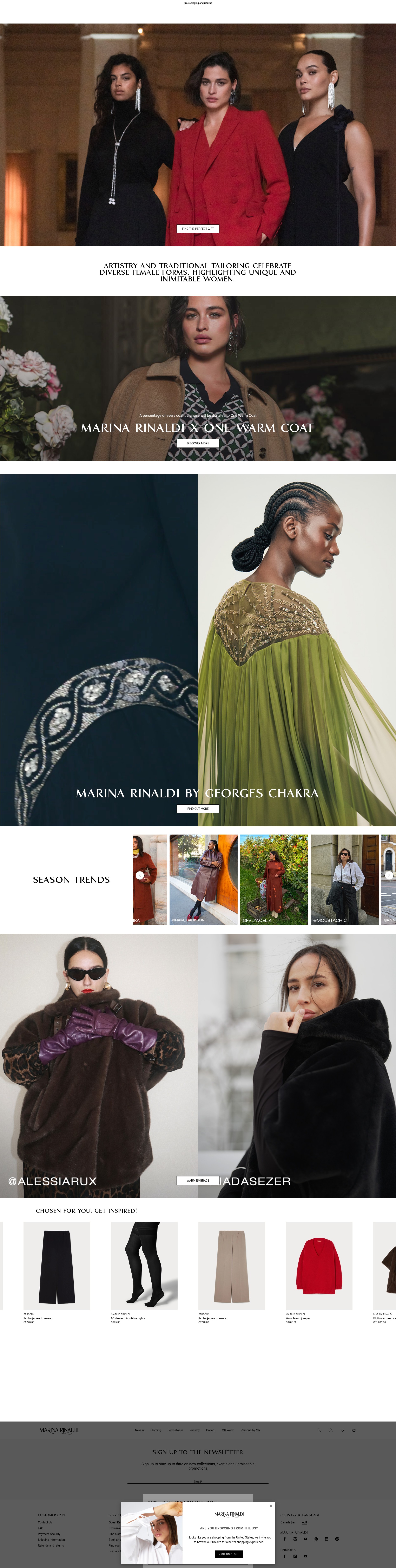 Screenshot of ca.marinarinaldi.com