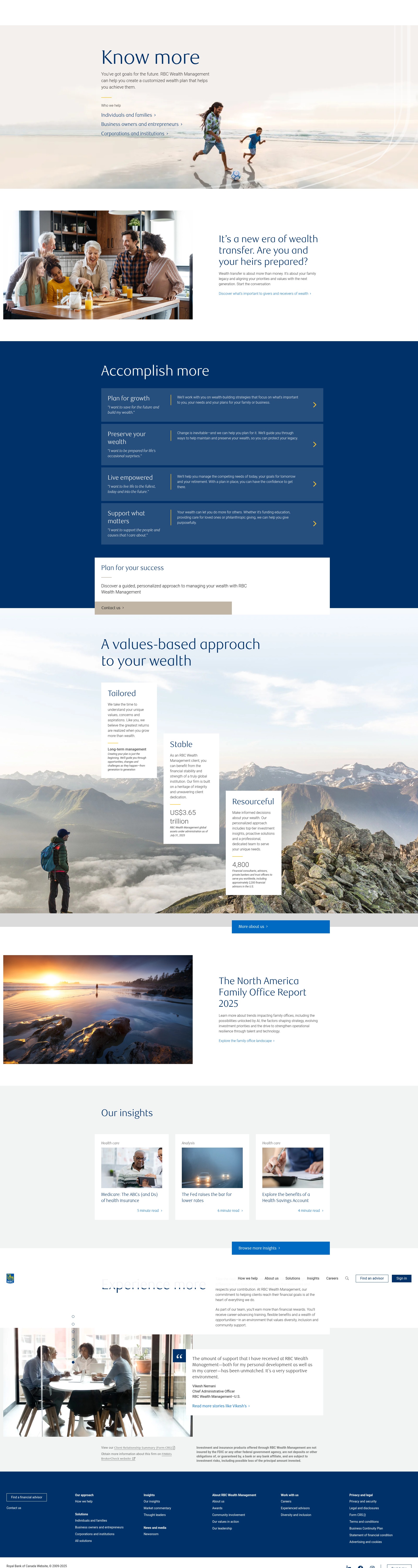 Screenshot of ca.rbcwealthmanagement.com