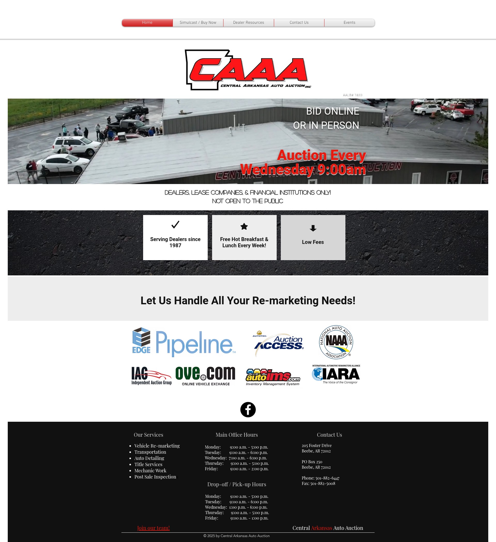 Screenshot of caaa.com