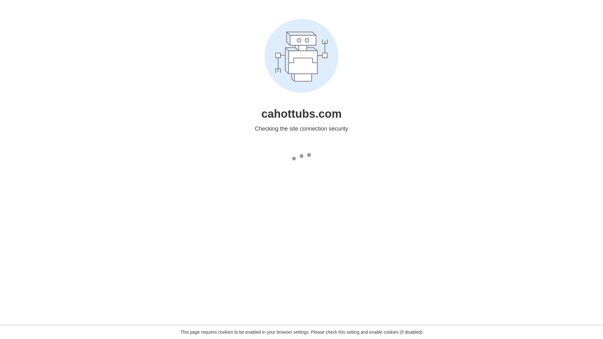 Screenshot of cahottubs.com