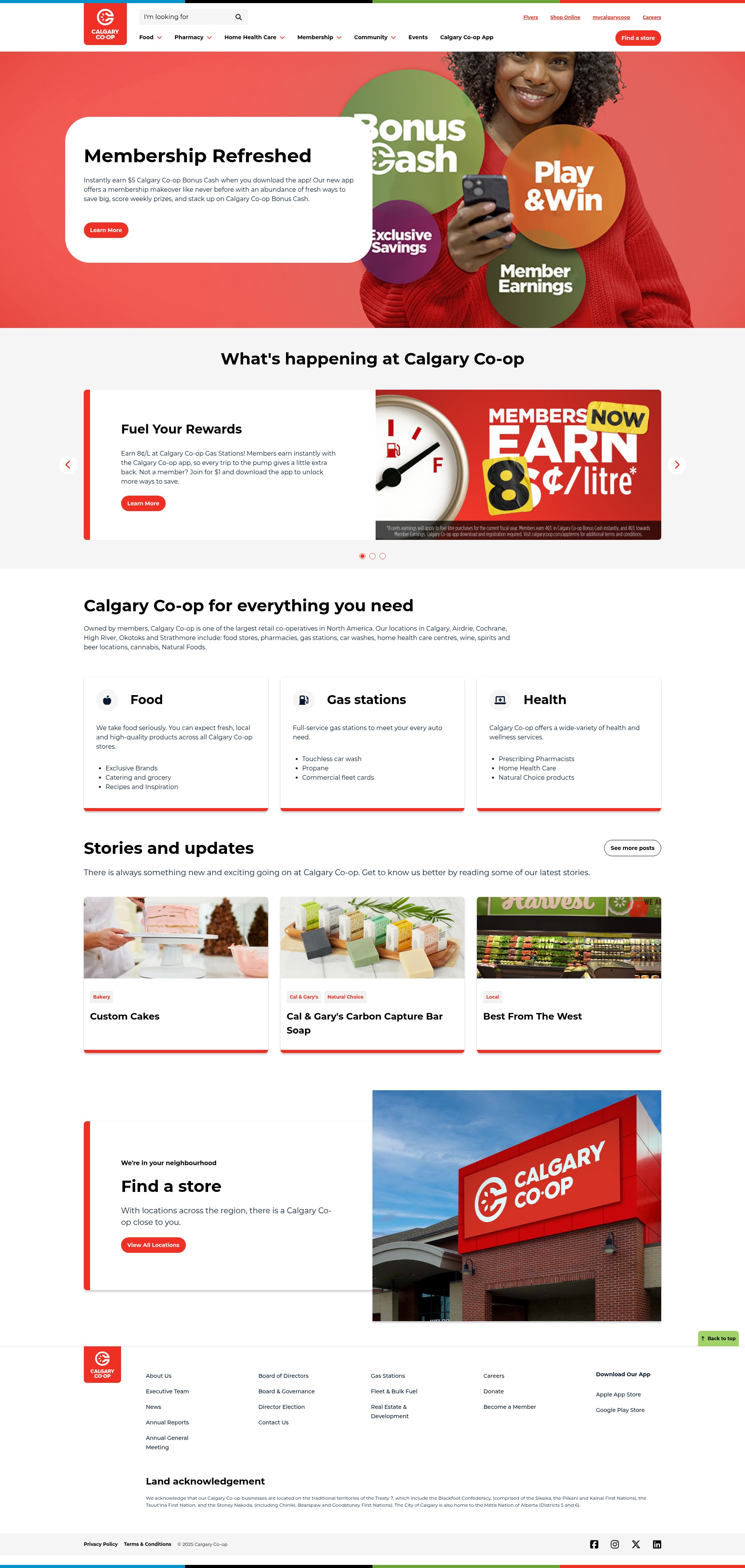 Screenshot of calgarycoop.com