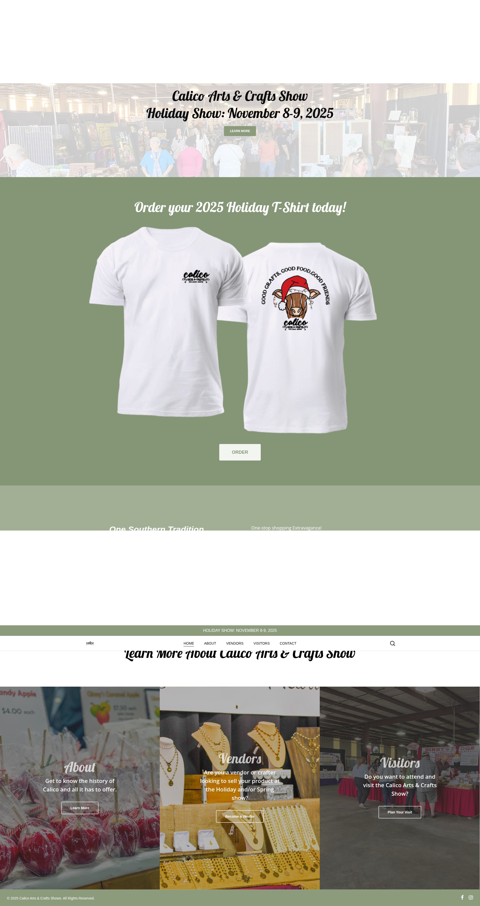 Screenshot of calicocrafts.com