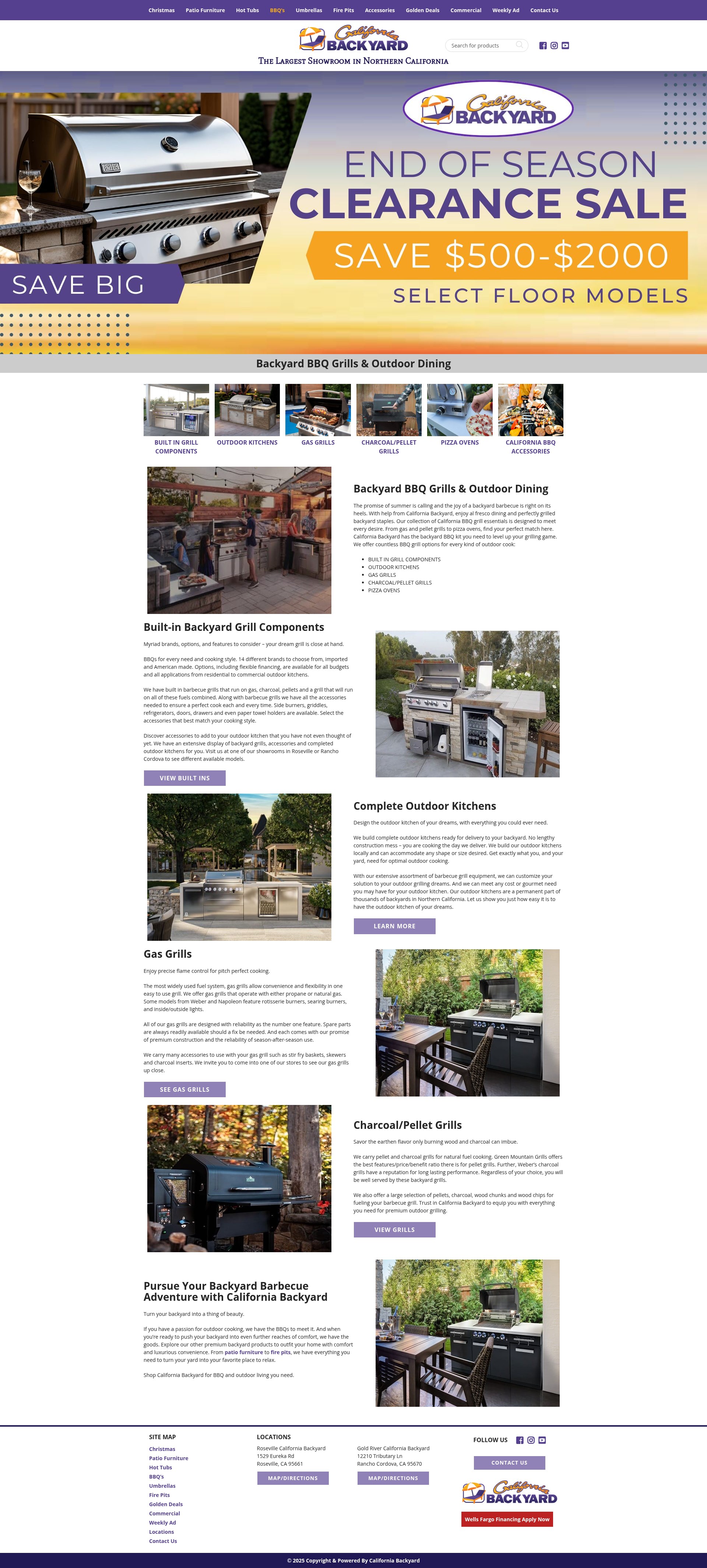 Screenshot of californiabackyard.com