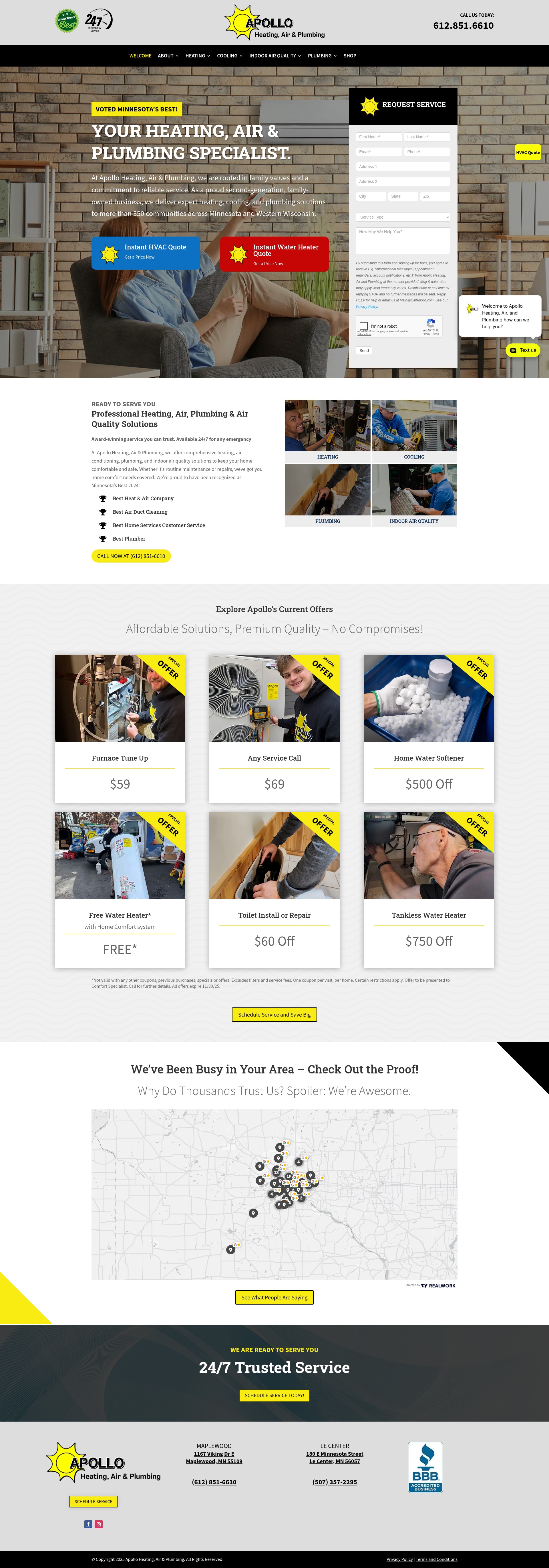 Screenshot of callapollo.com