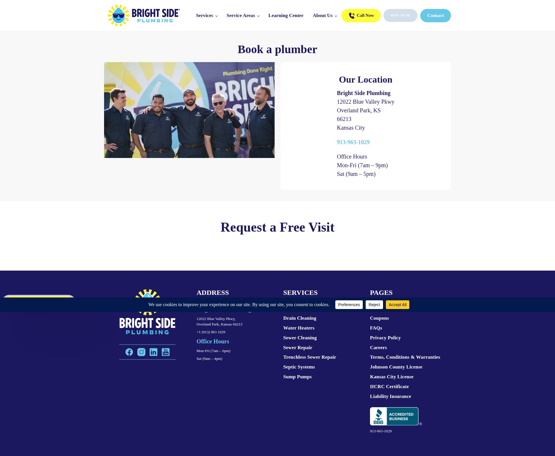 Screenshot of callbrightside.com