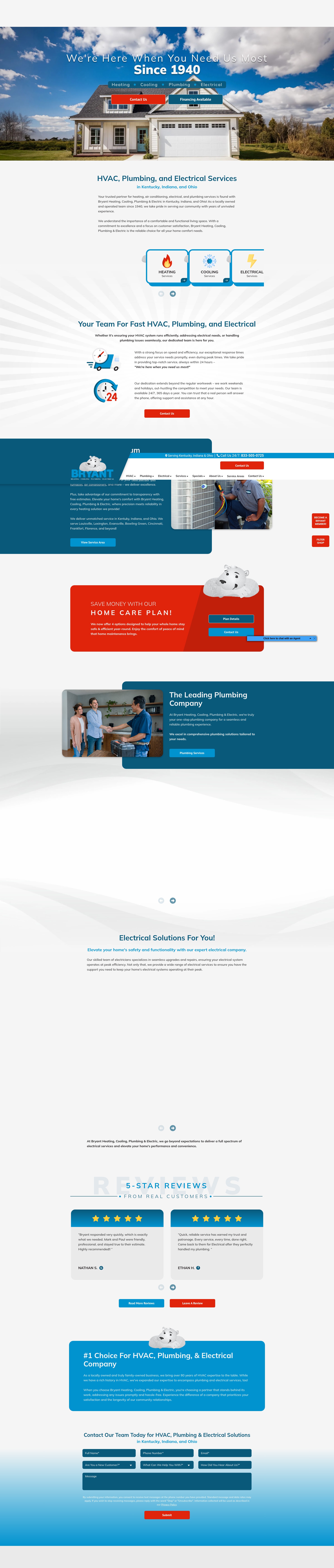 Screenshot of callbryant.com