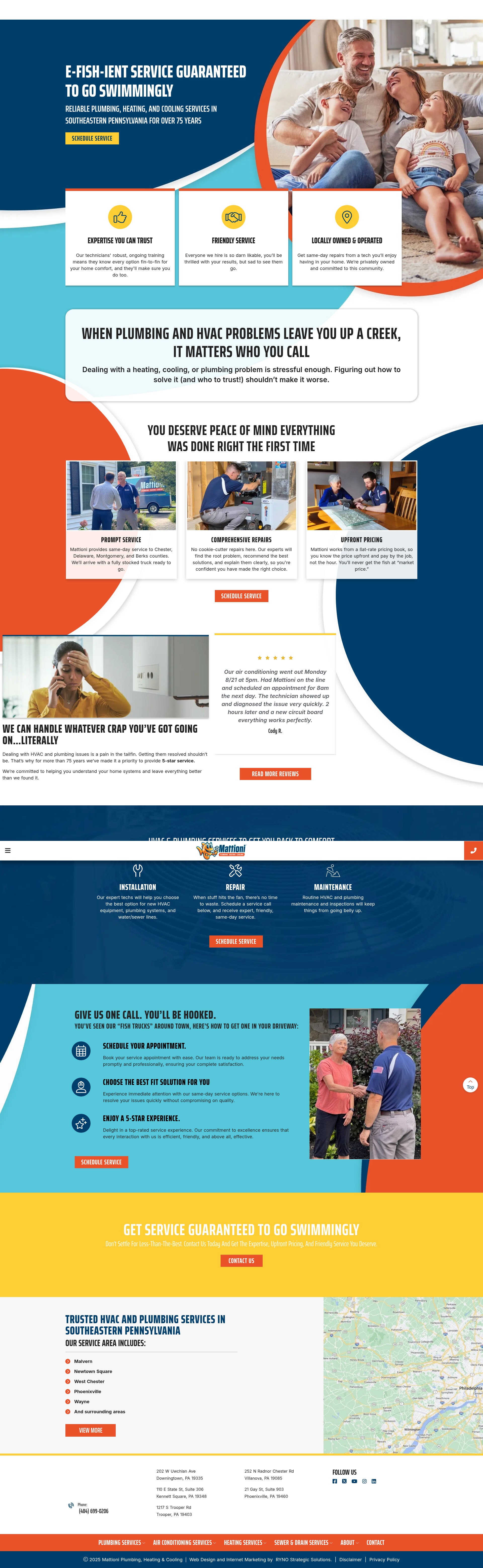 Screenshot of callmattioni.com