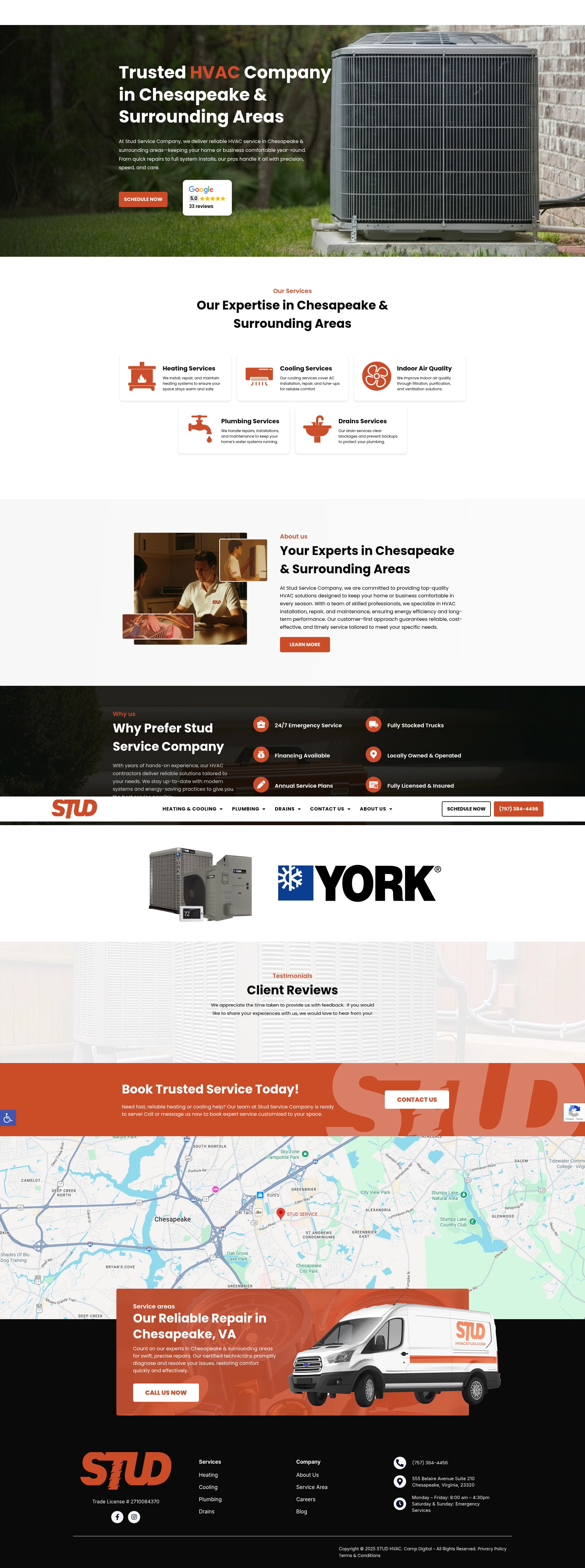 Screenshot of callstud.com