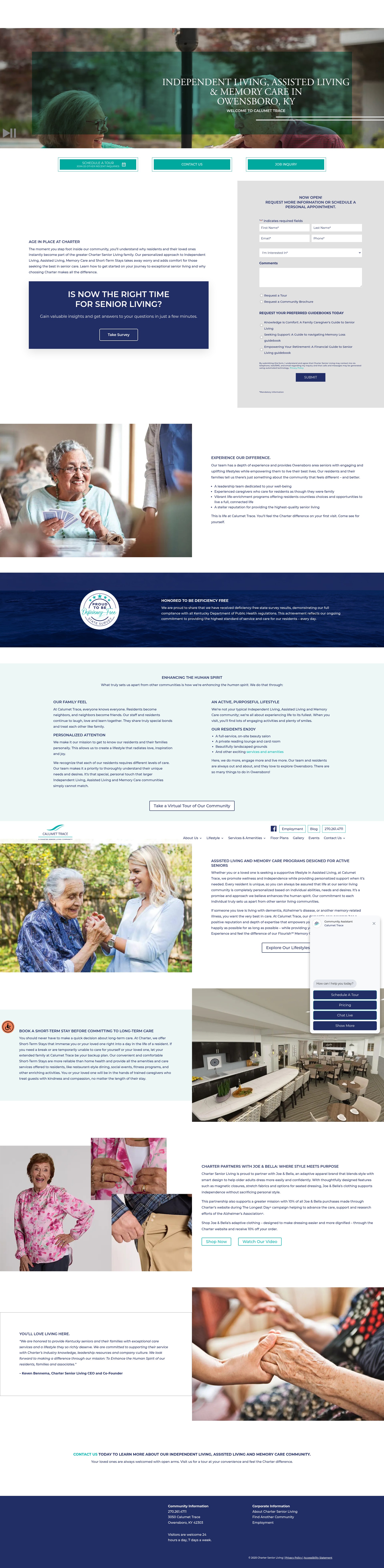 Screenshot of calumettrace.com