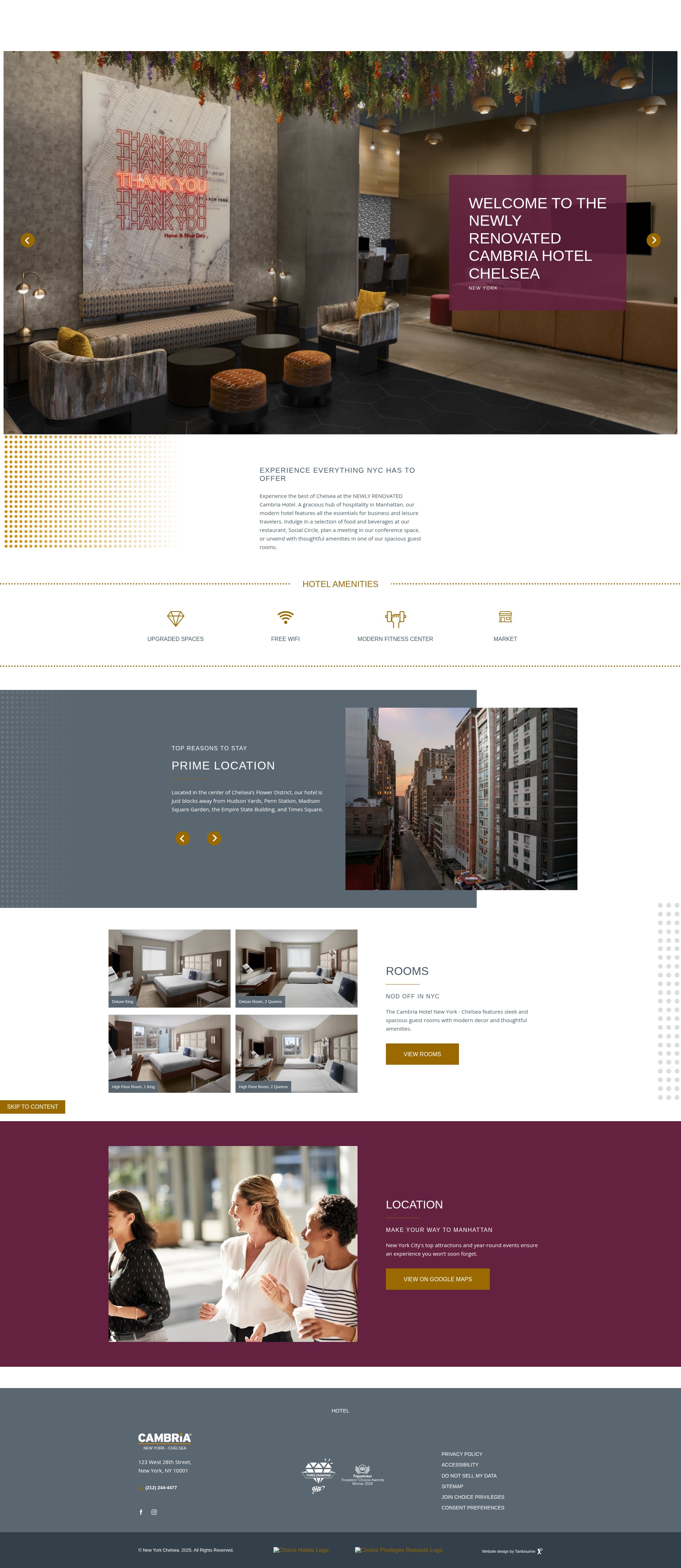 Screenshot of cambrianycchelsea.com