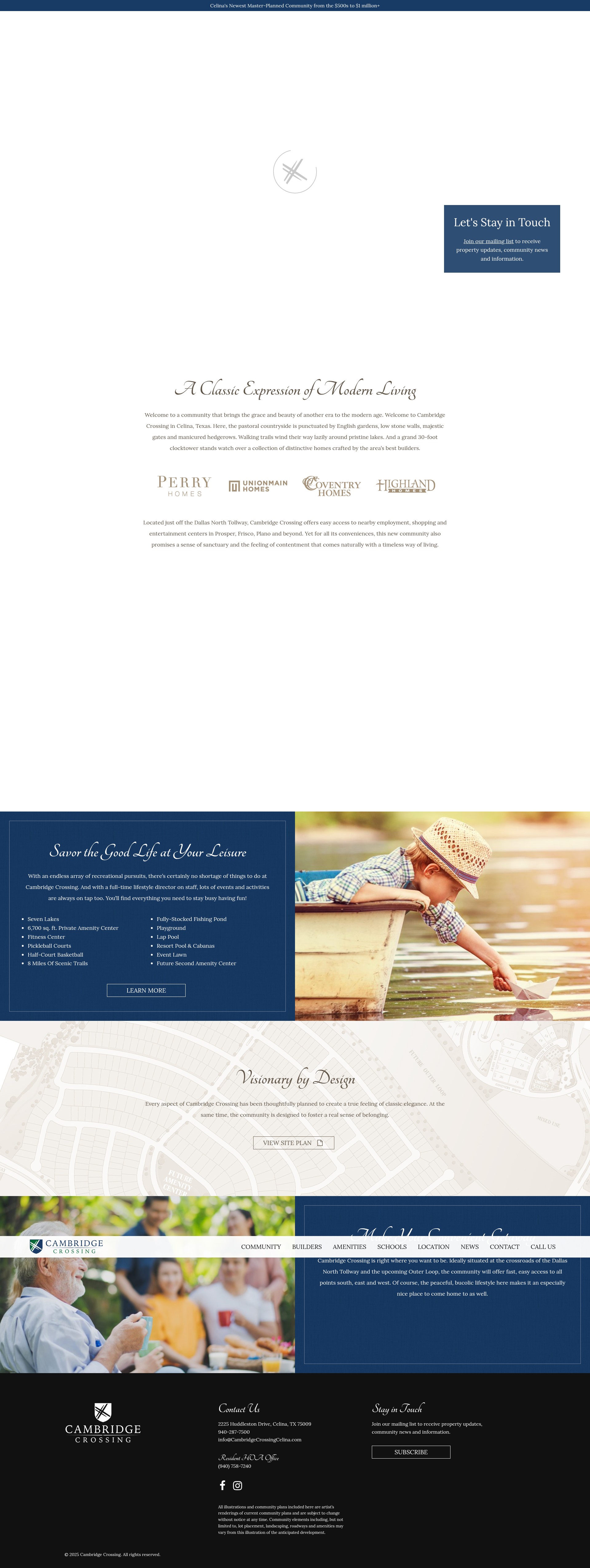 Screenshot of cambridgecrossingcelina.com