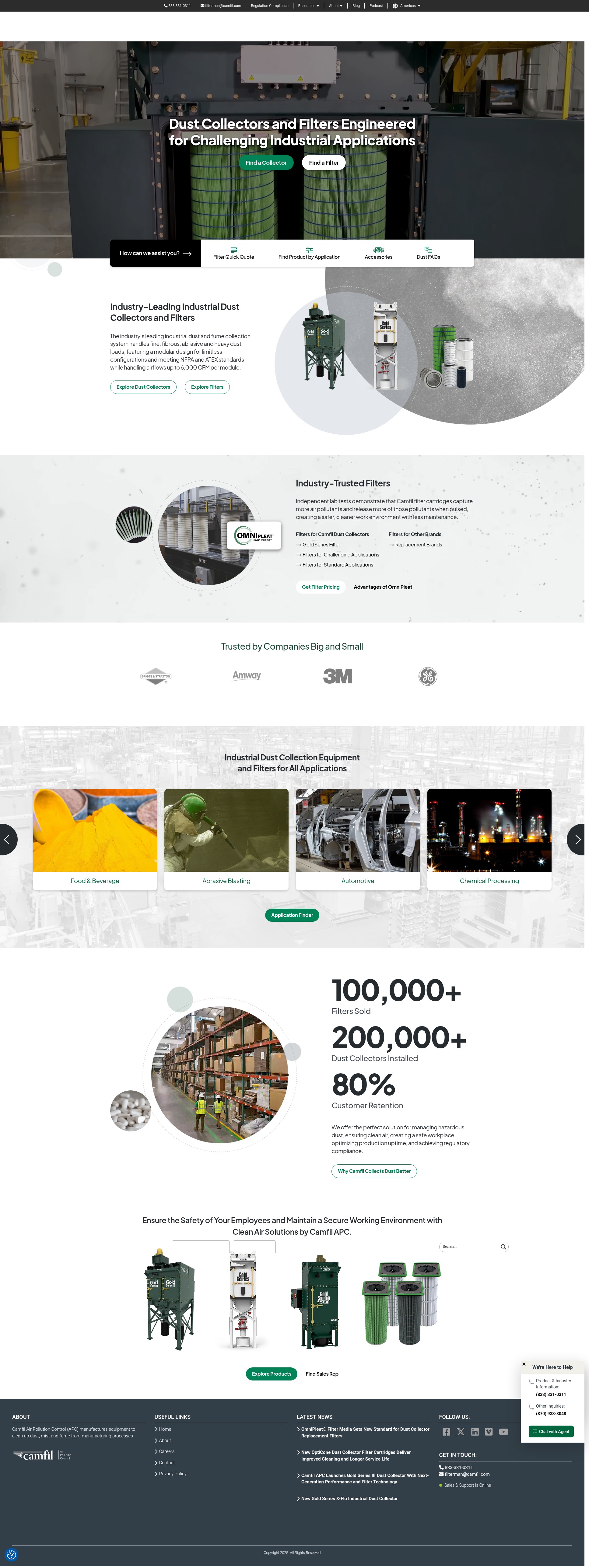Screenshot of camfilapc.com