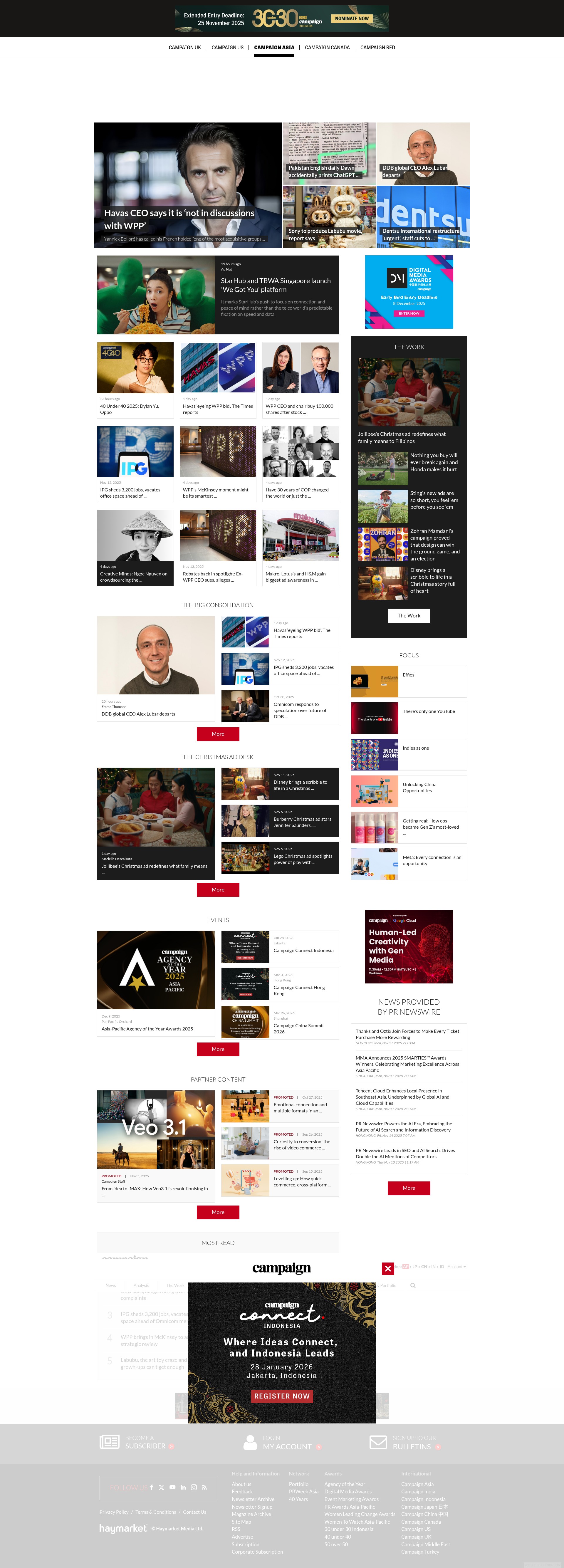 Screenshot of campaignasia.com