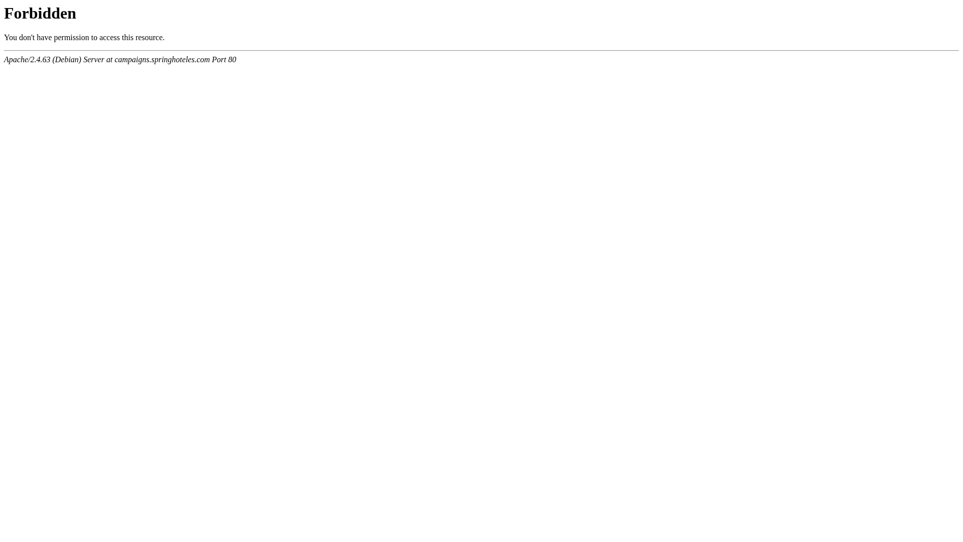 Screenshot of campaigns.springhoteles.com