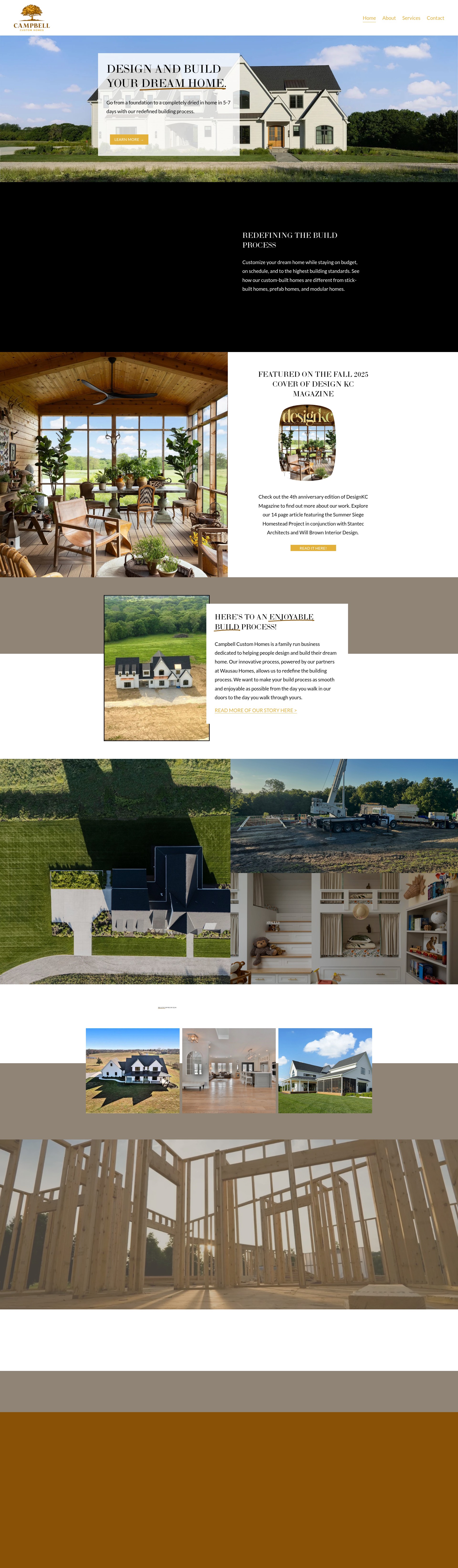 Screenshot of campbell-custom-homes.com