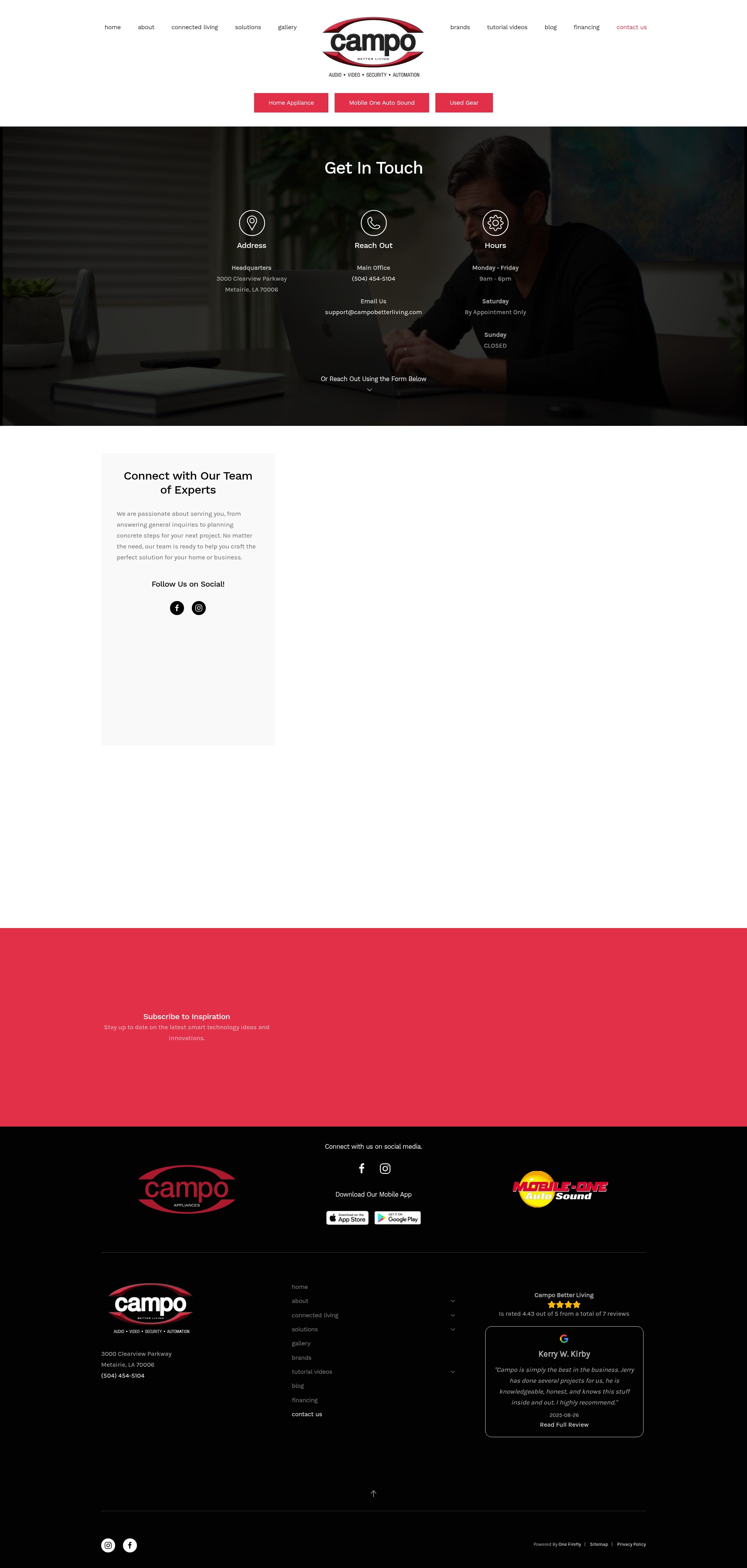Screenshot of campobetterliving.com