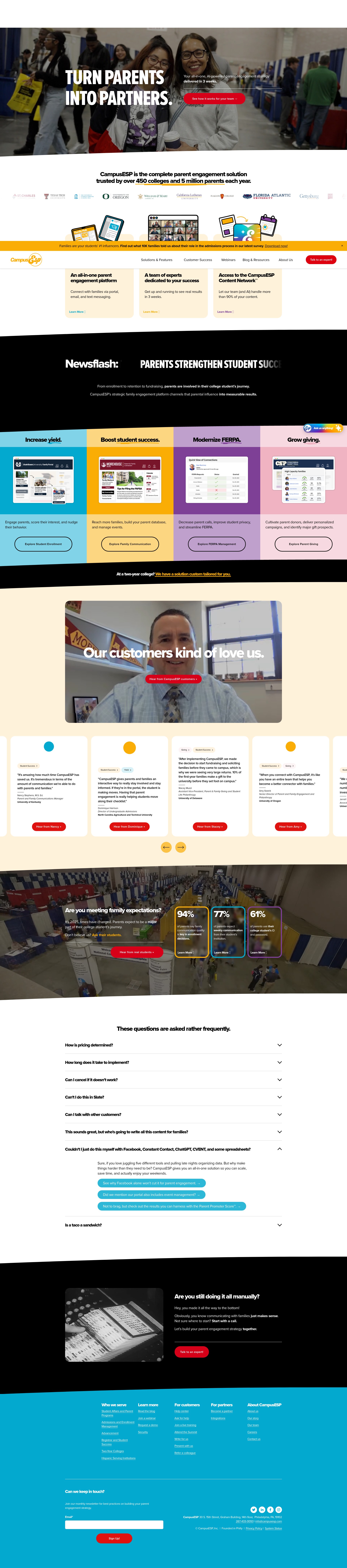 Screenshot of campusesp.com