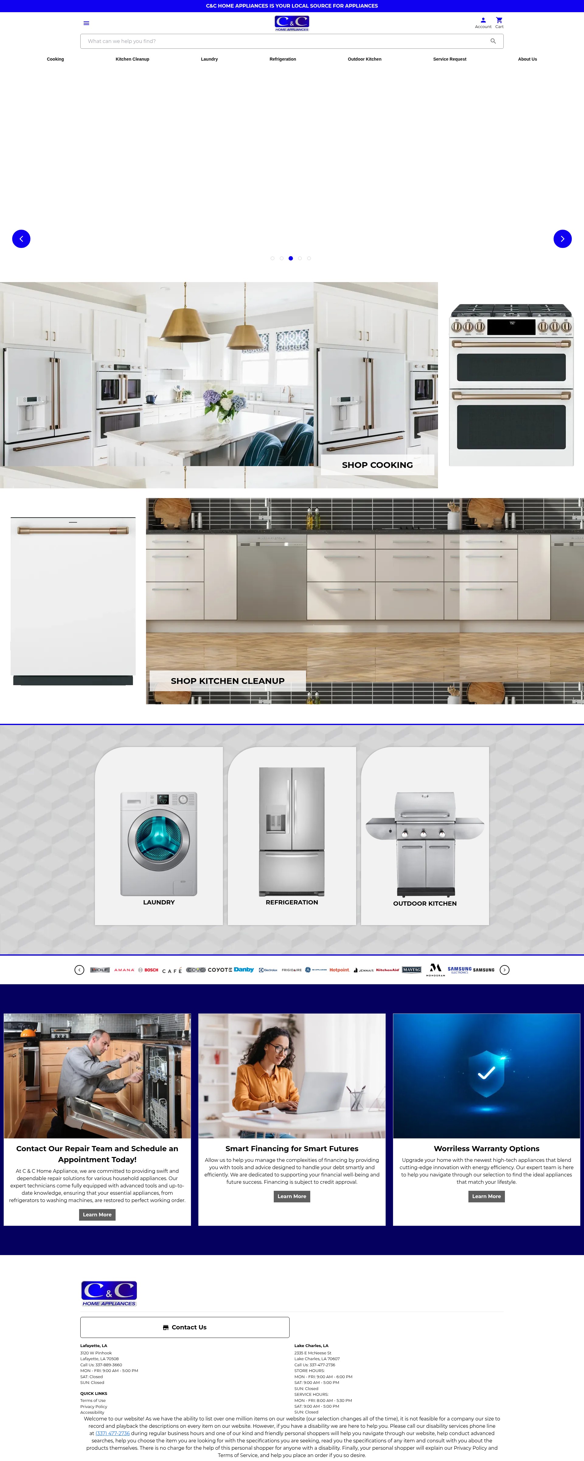 Screenshot of candcava.com