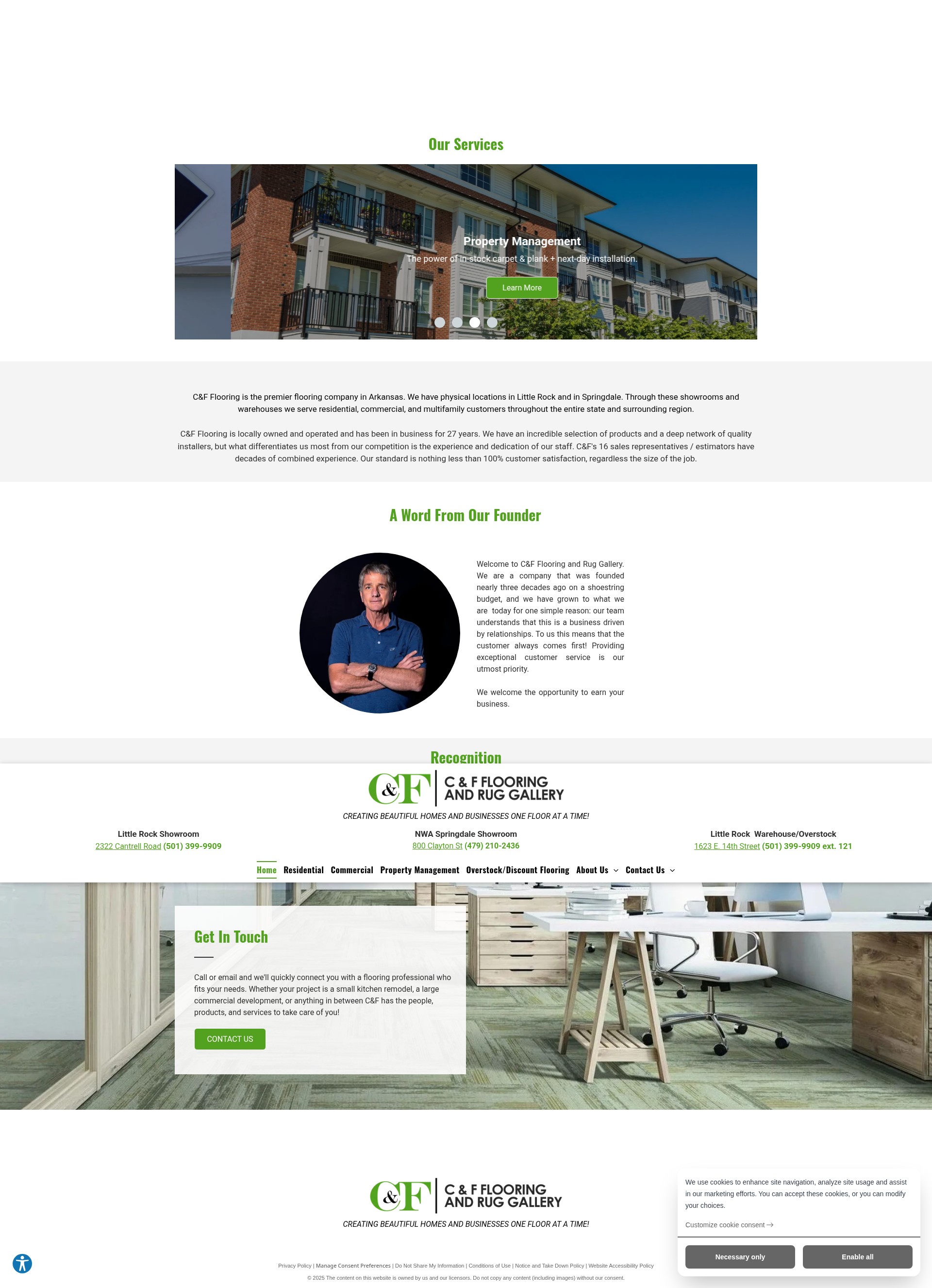 Screenshot of candfcarpet.com