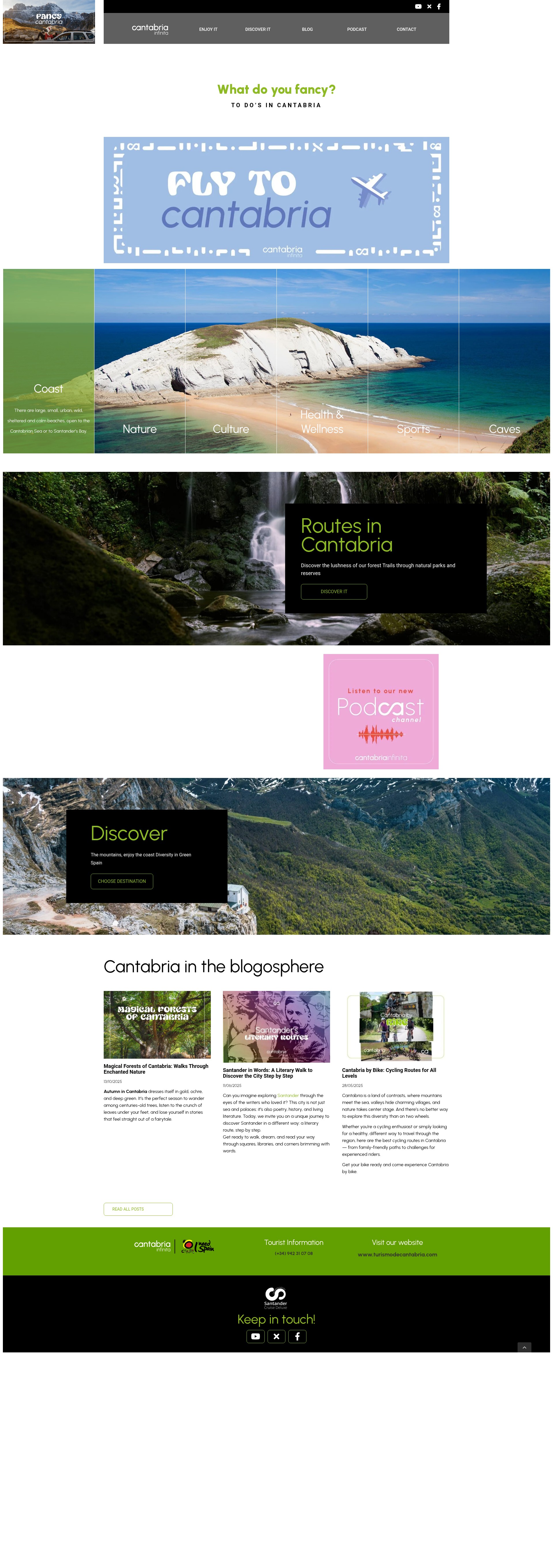 Screenshot of cantabriaspain.co.uk