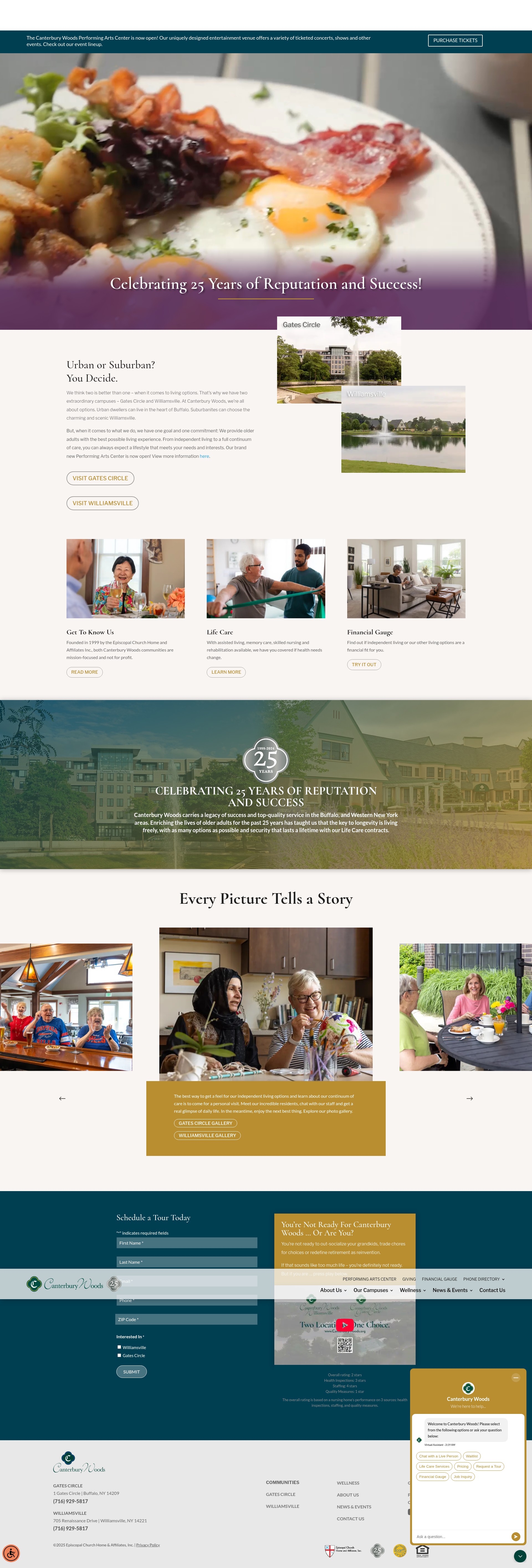 Screenshot of canterburywoods.org