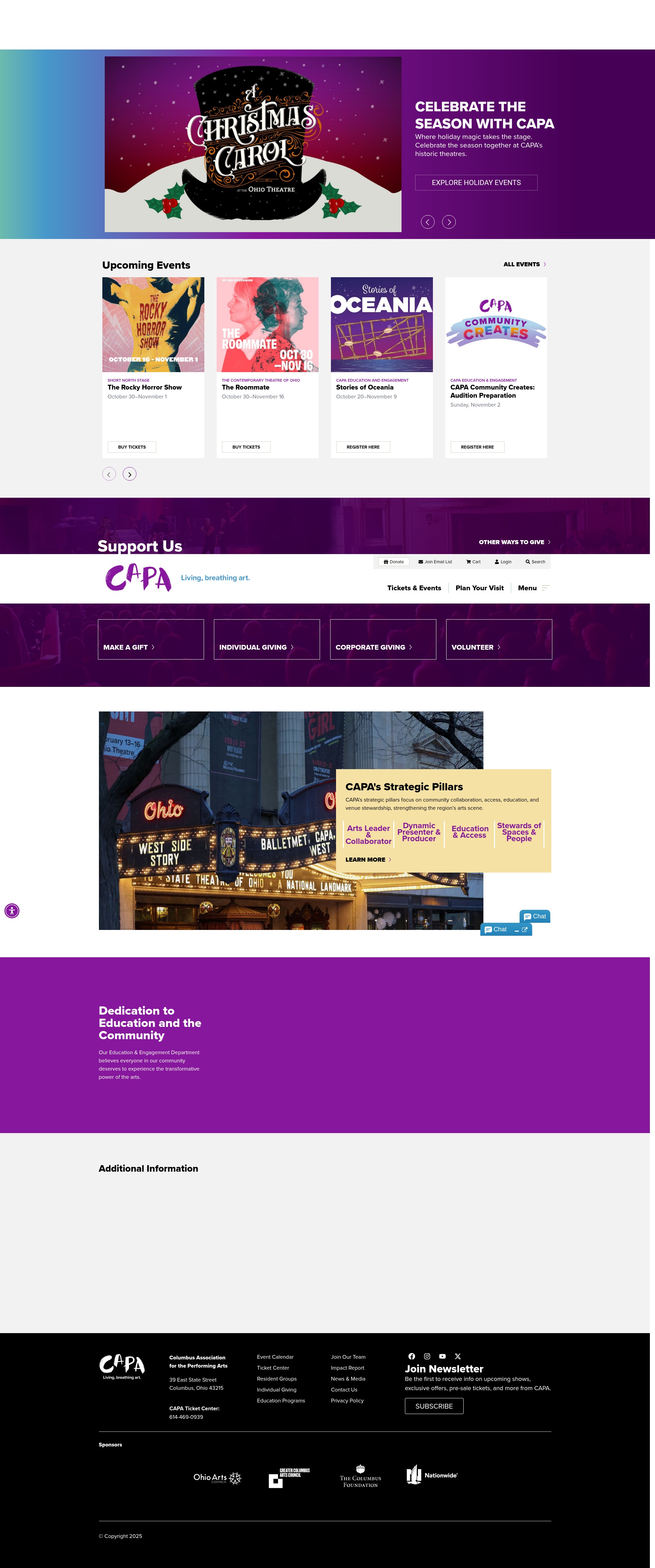 Screenshot of capa.com