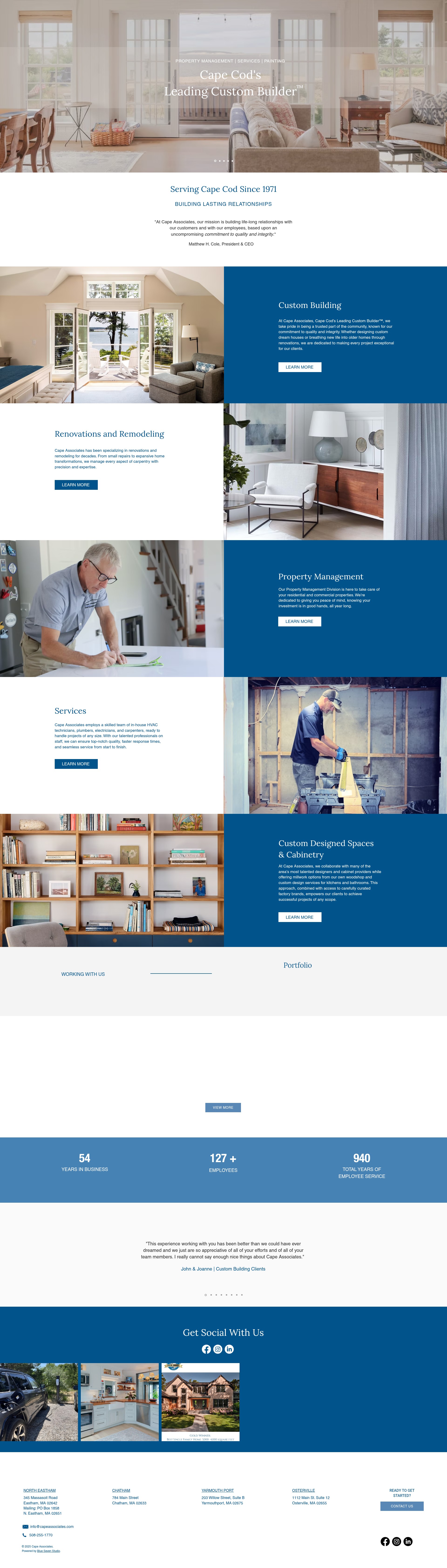 Screenshot of capeassociates.com