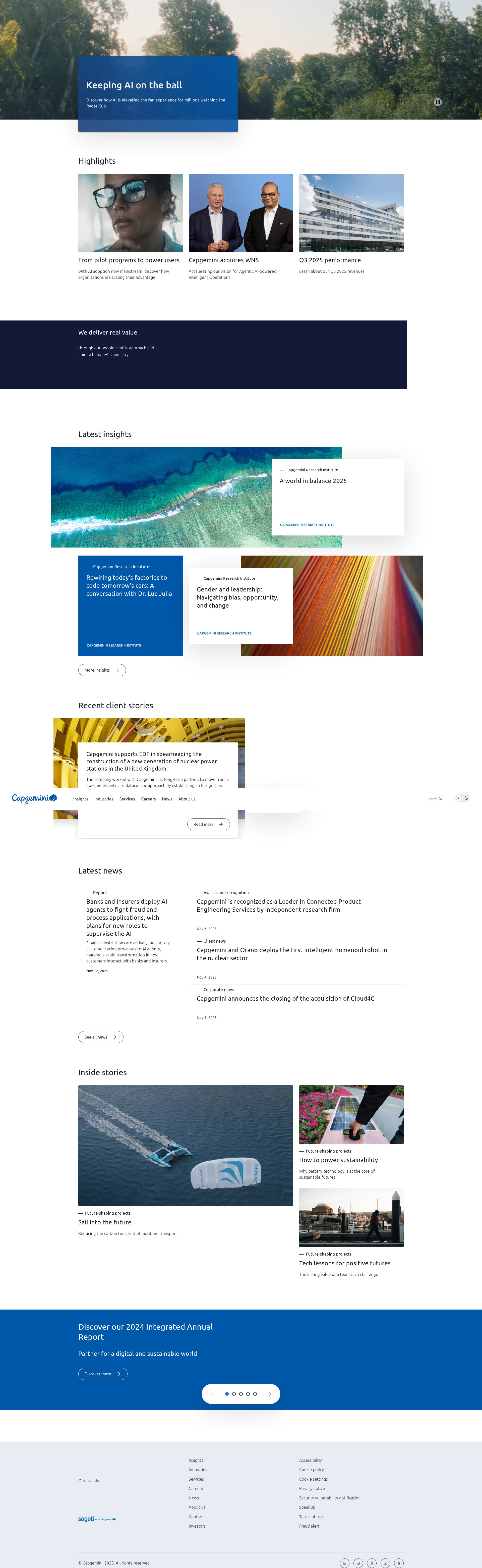 Screenshot of capgemini.com