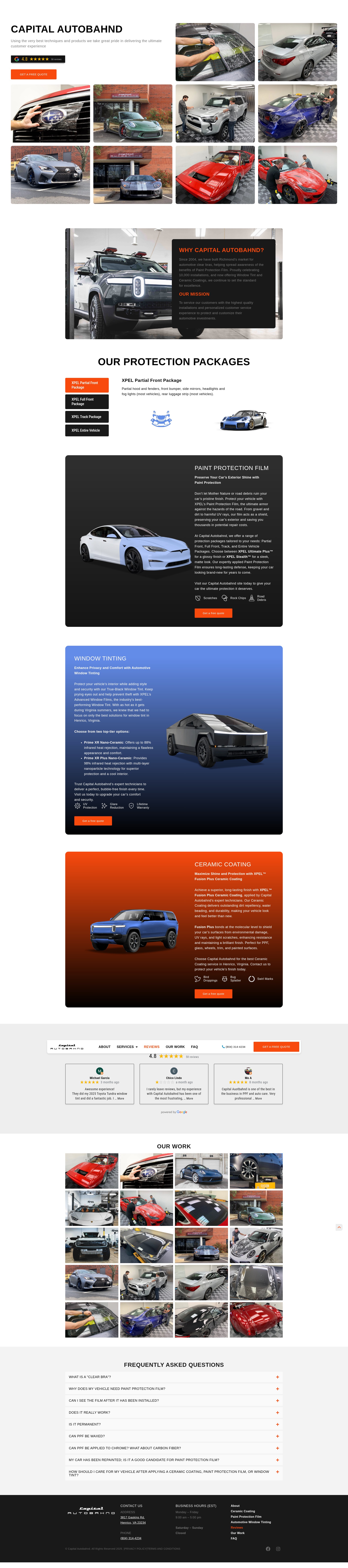 Screenshot of capitalautobahnd.com