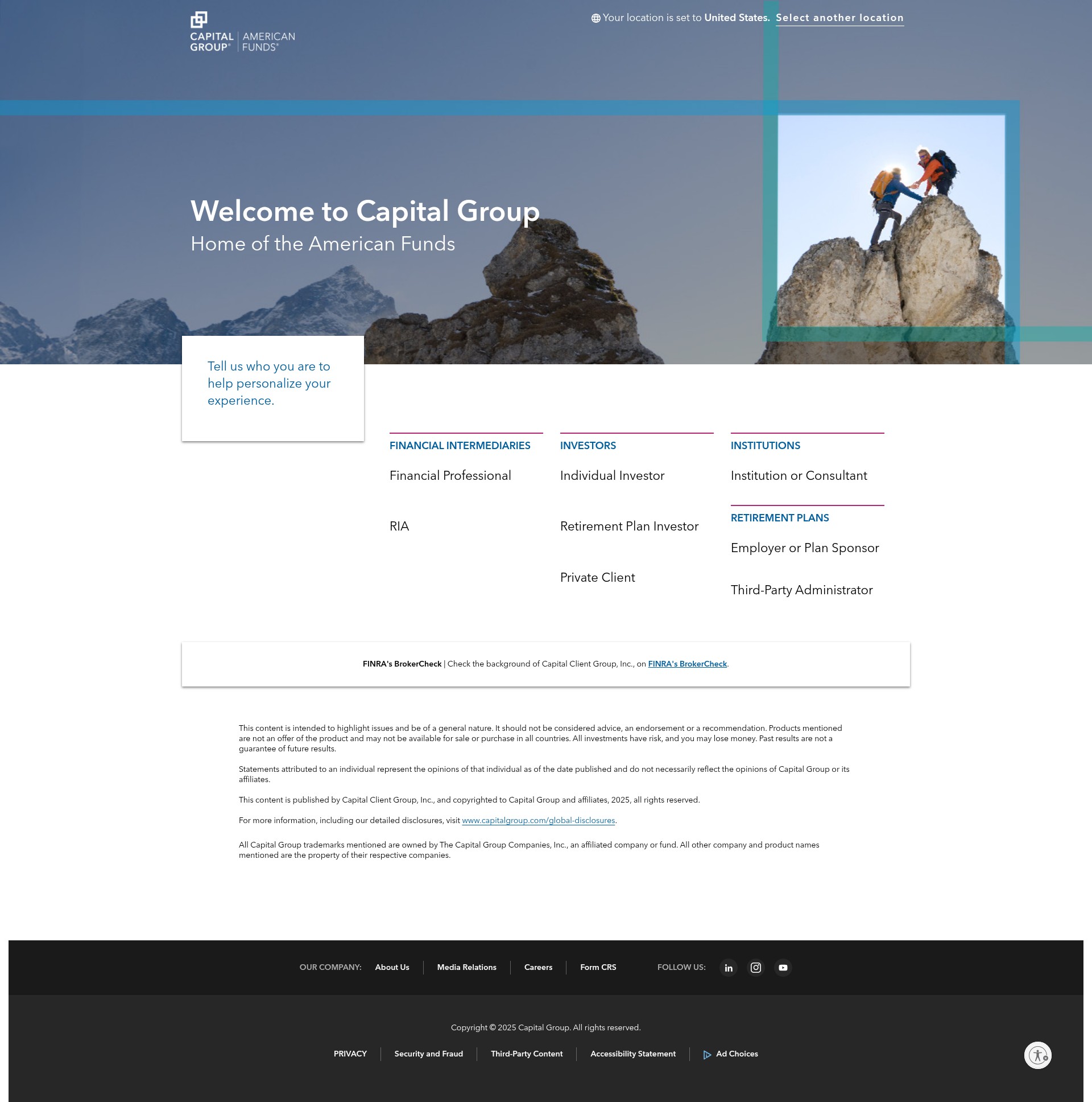 Screenshot of capitalgroup.com