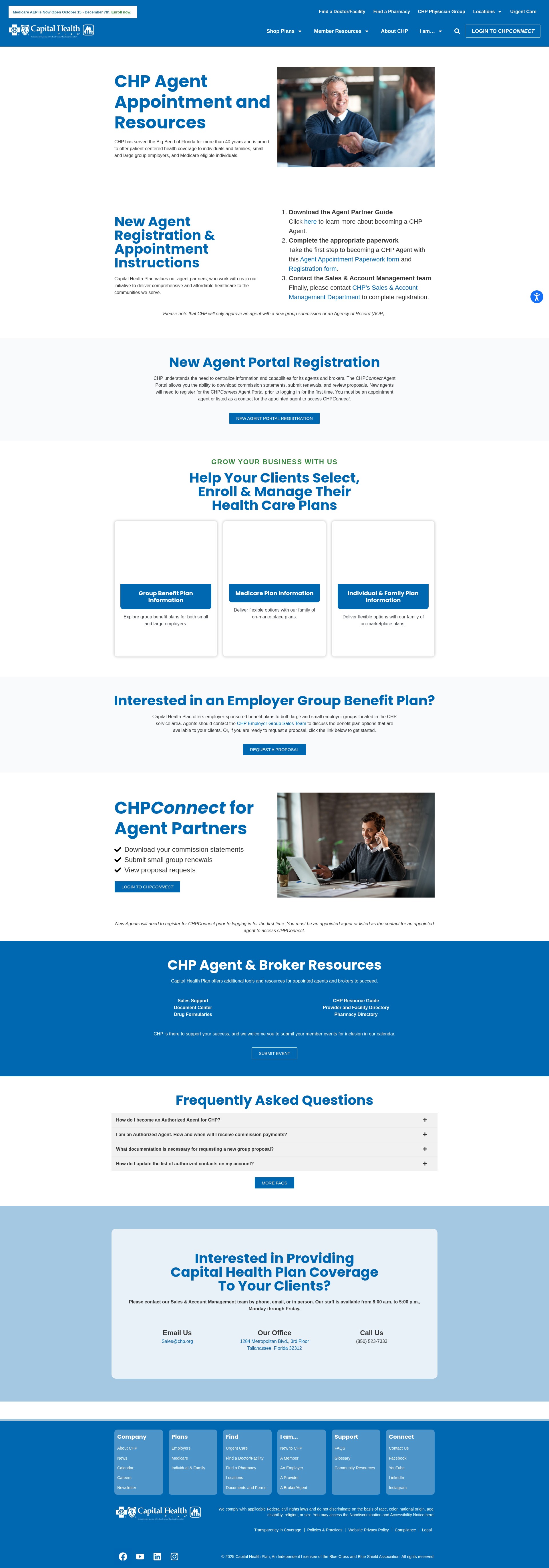 Screenshot of capitalhealth.com