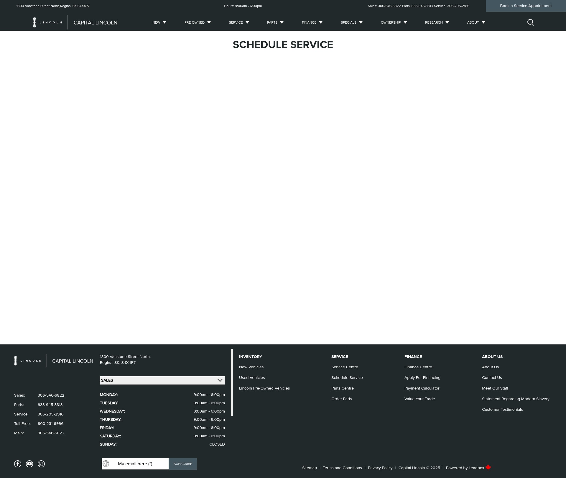 Screenshot of capitallincoln.ca