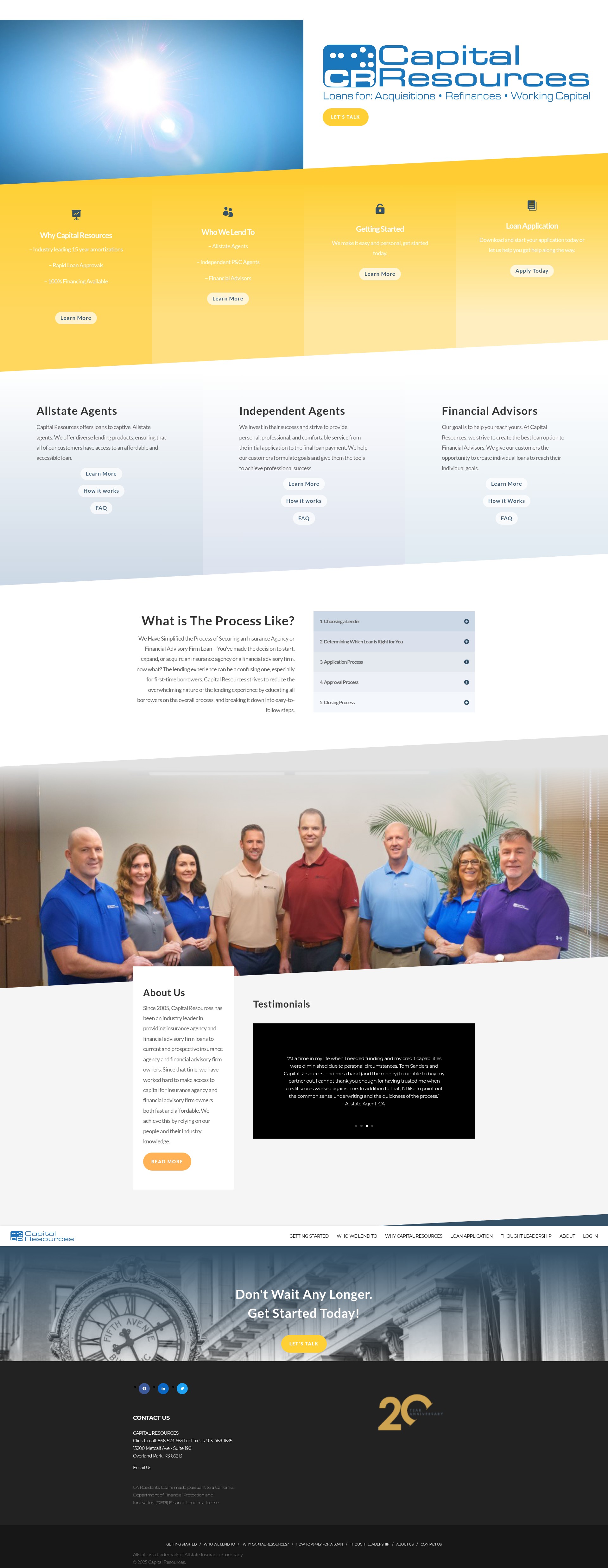 Screenshot of capitalresources.com