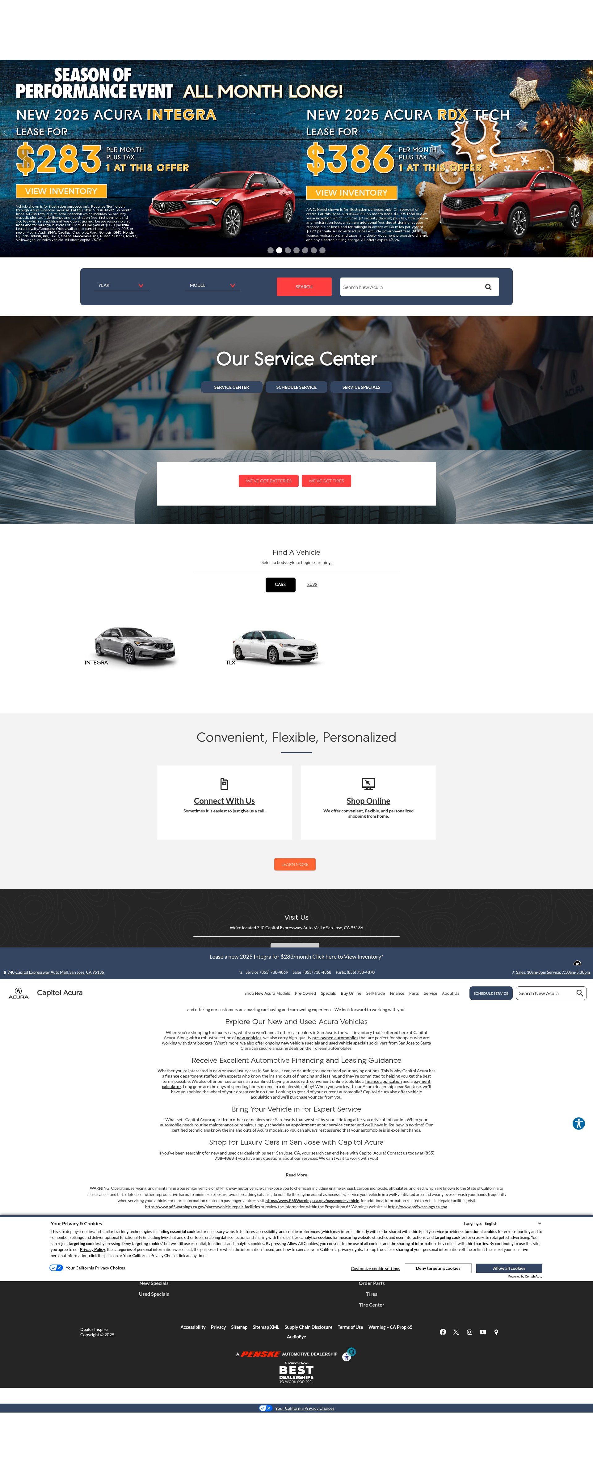 Screenshot of capitolacura.com