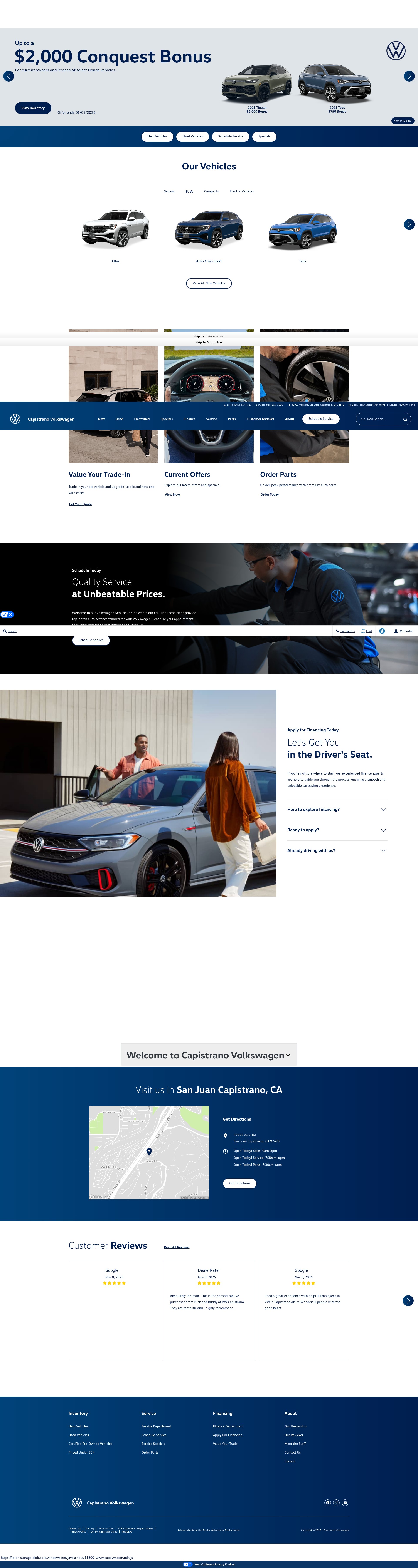 Screenshot of capovw.com