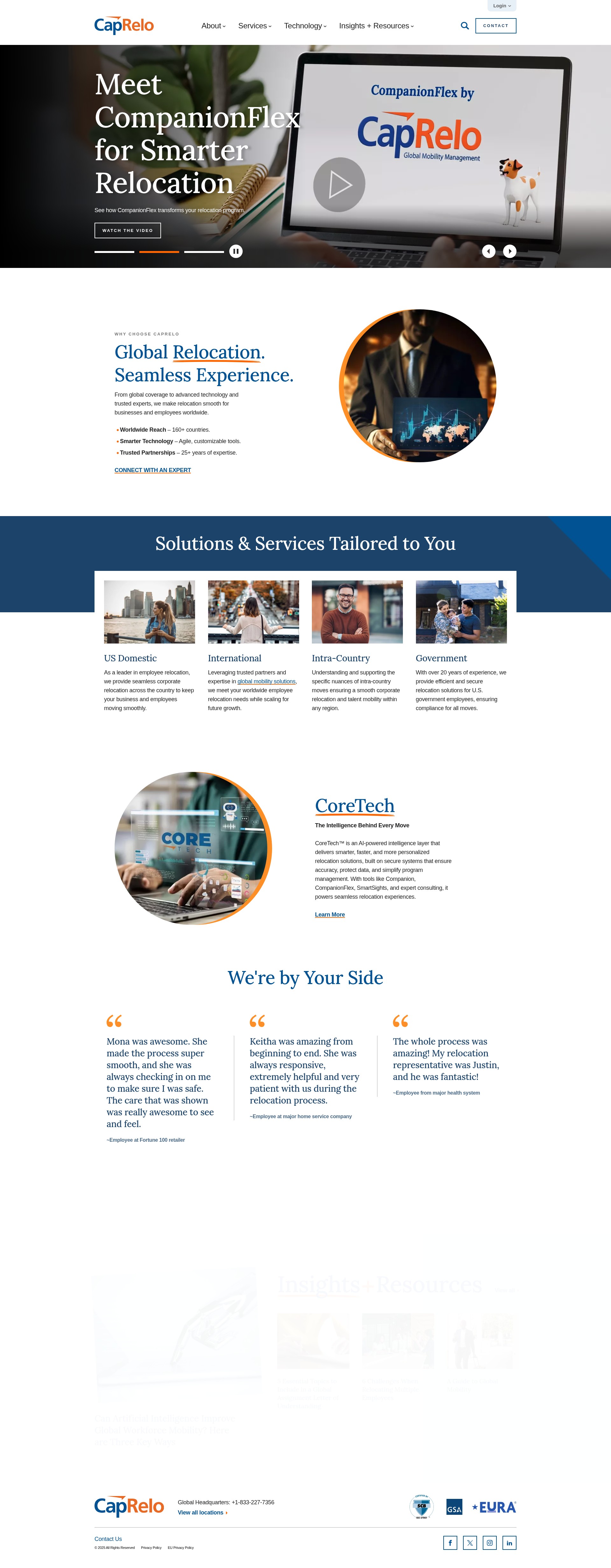 Screenshot of caprelo.com