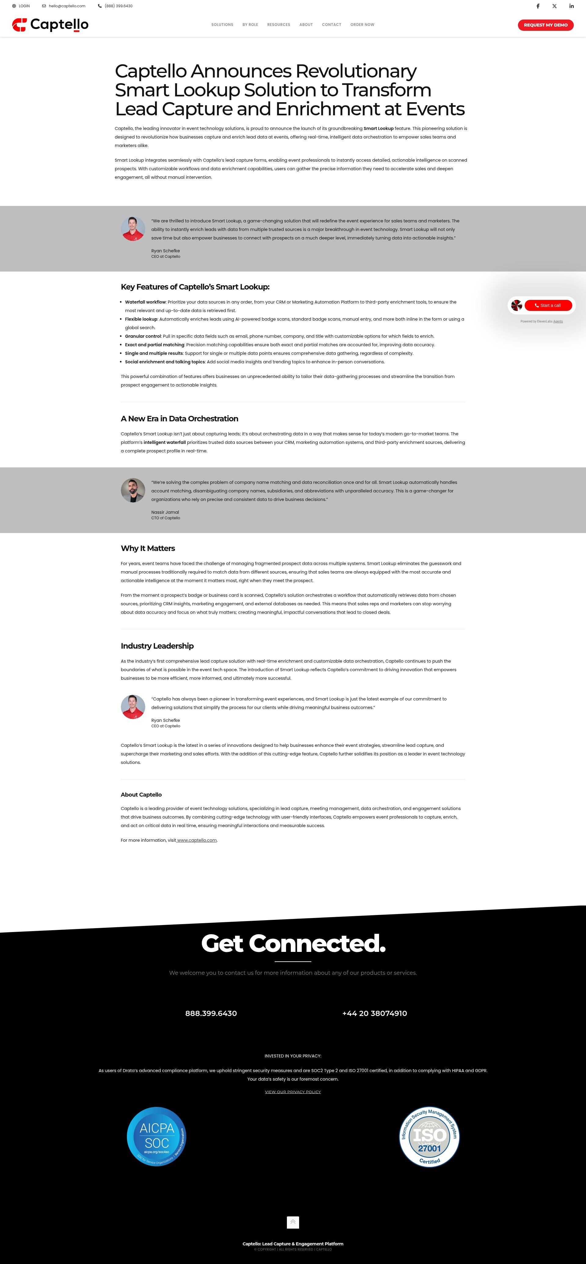 Screenshot of captello.com
