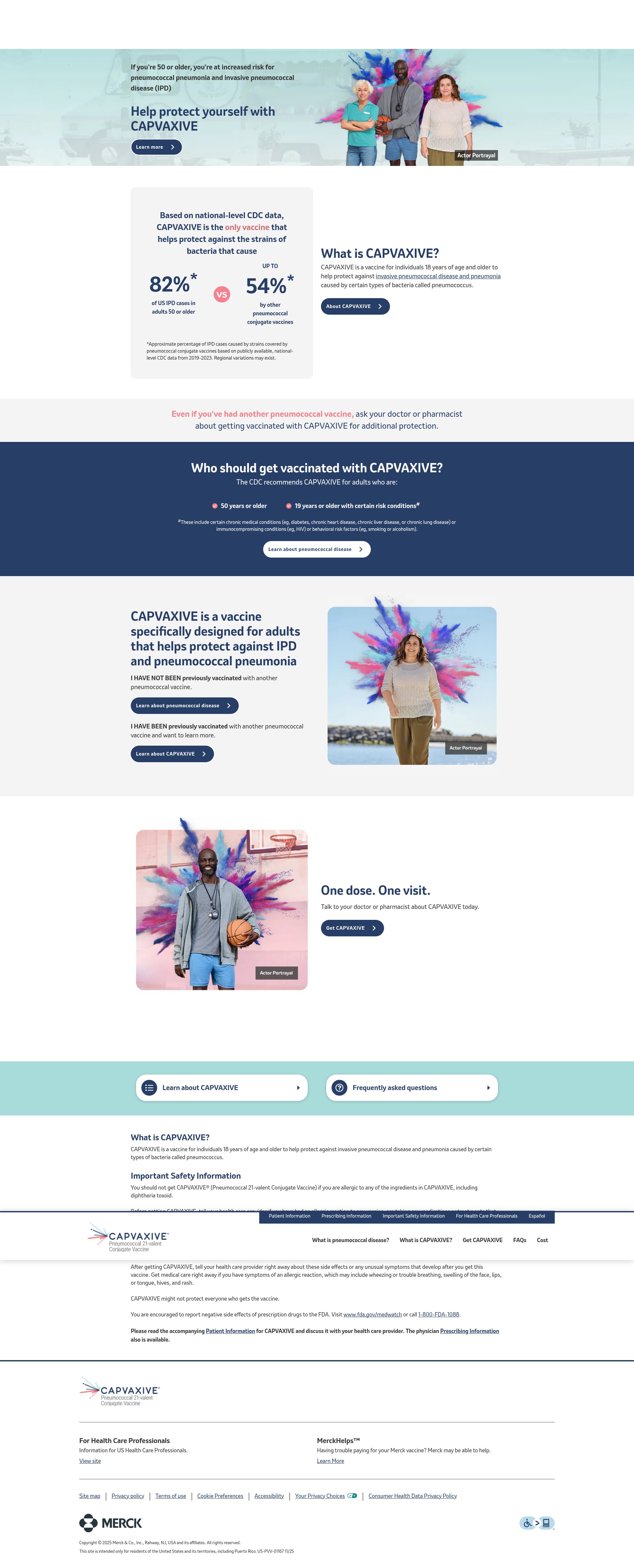 Screenshot of capvaxive.com