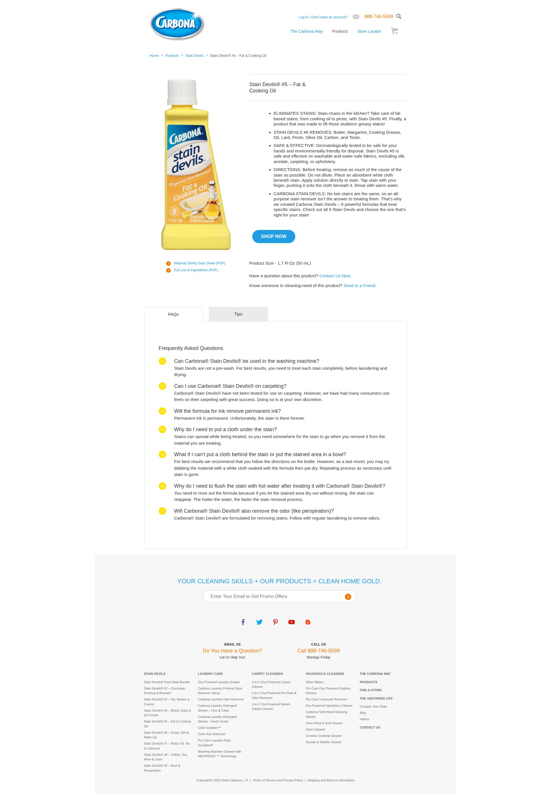 Screenshot of carbona.com